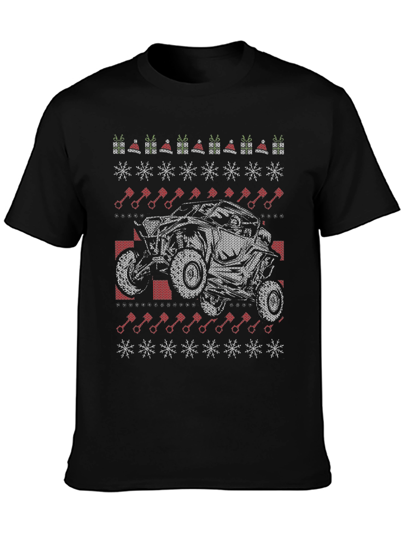 Off-Road Vehicle Christmas Sweater Tee
