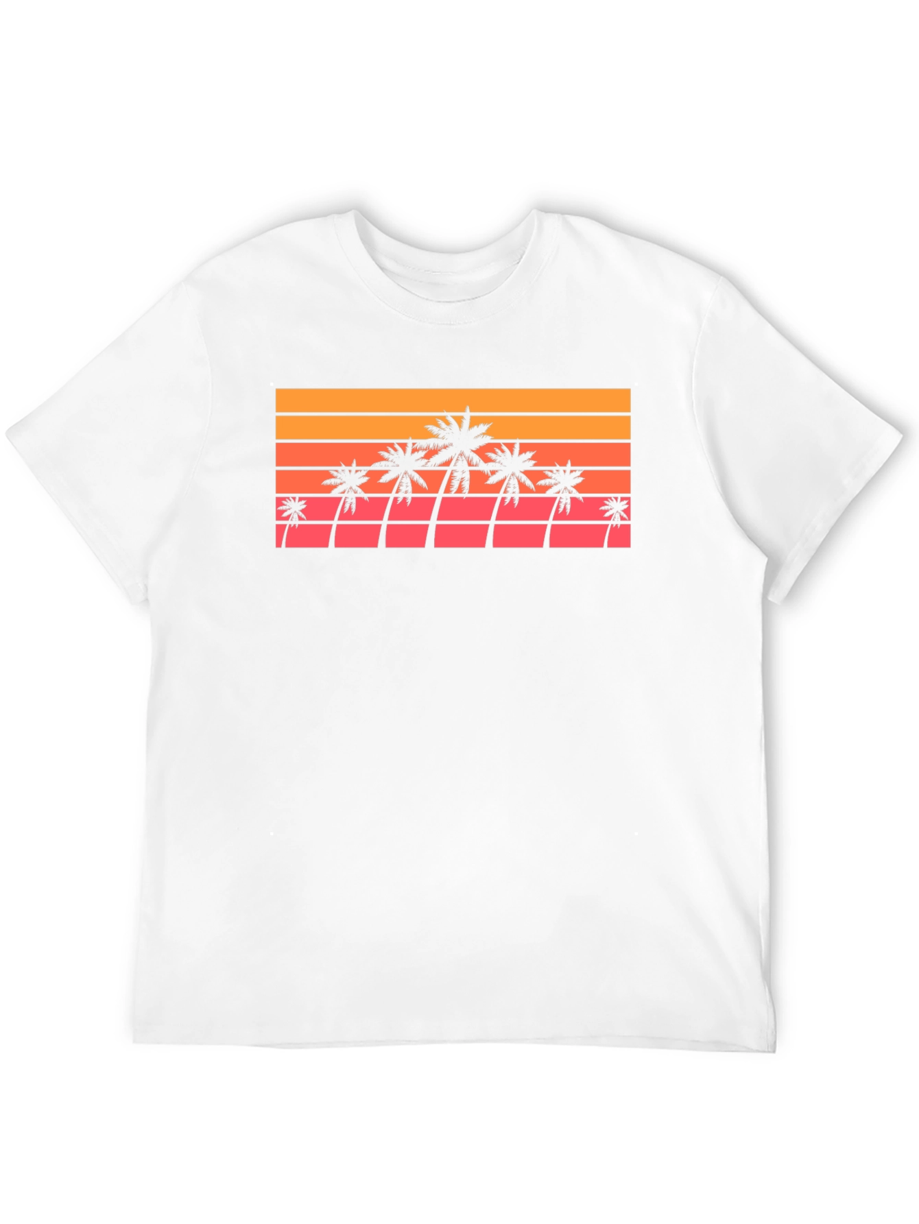 Retro Palm Tree Sunset T-Shirt