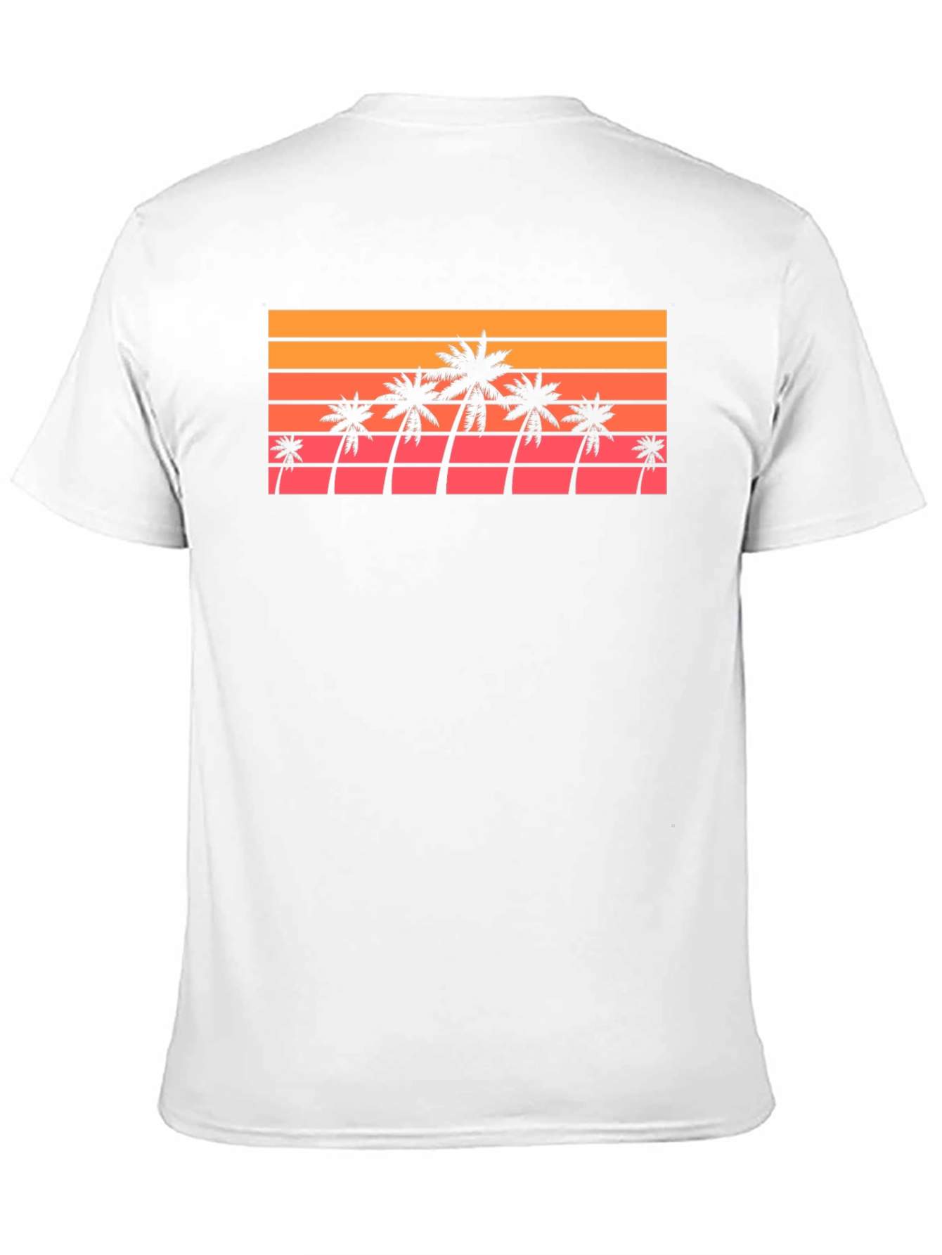 Retro Palm Tree Sunset T-Shirt