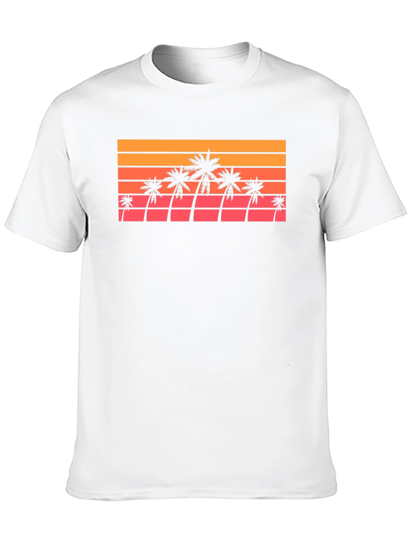Retro Palm Tree Sunset T-Shirt