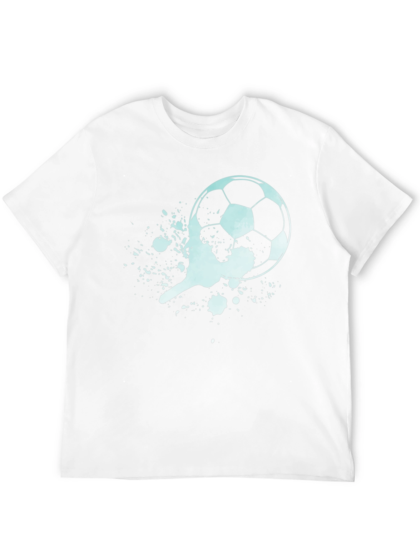 Soccer Ball Splatter T-Shirt - Stylish Sportswear