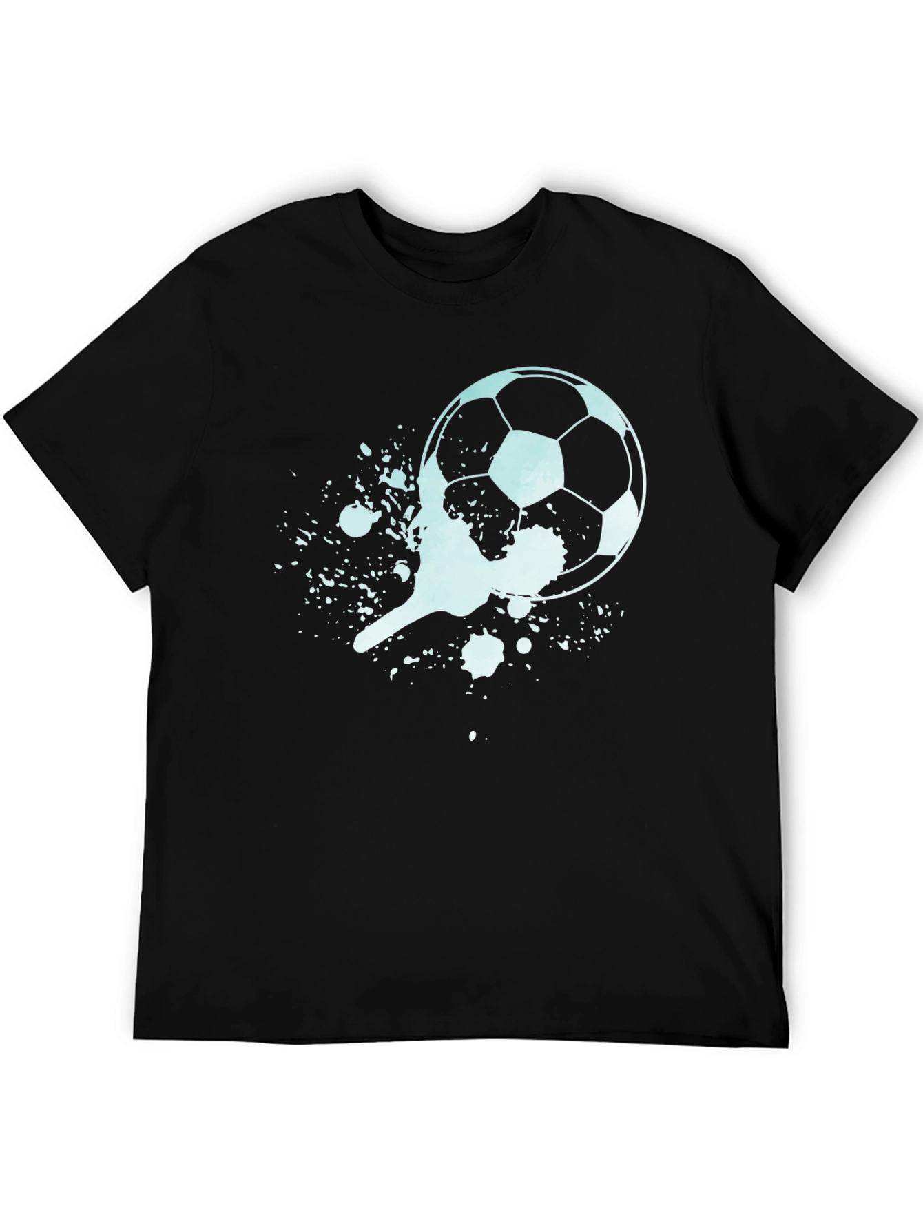 Soccer Ball Splatter T-Shirt - Stylish Sportswear