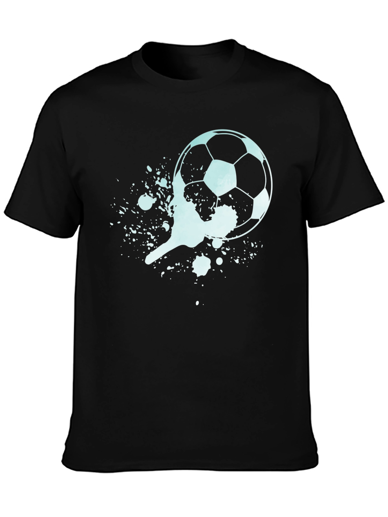Soccer Ball Splatter T-Shirt - Stylish Sportswear