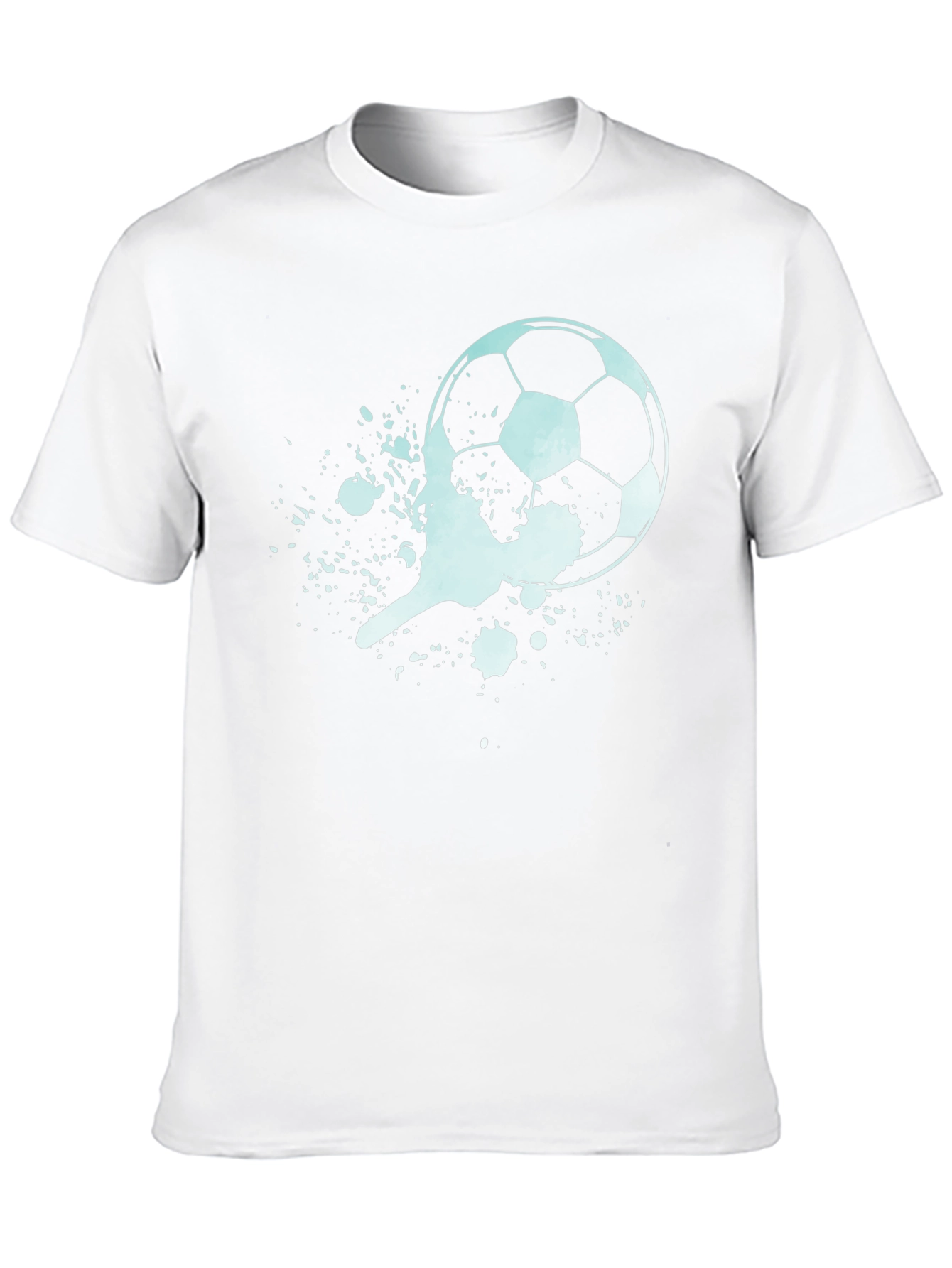 Soccer Ball Splatter T-Shirt - Stylish Sportswear