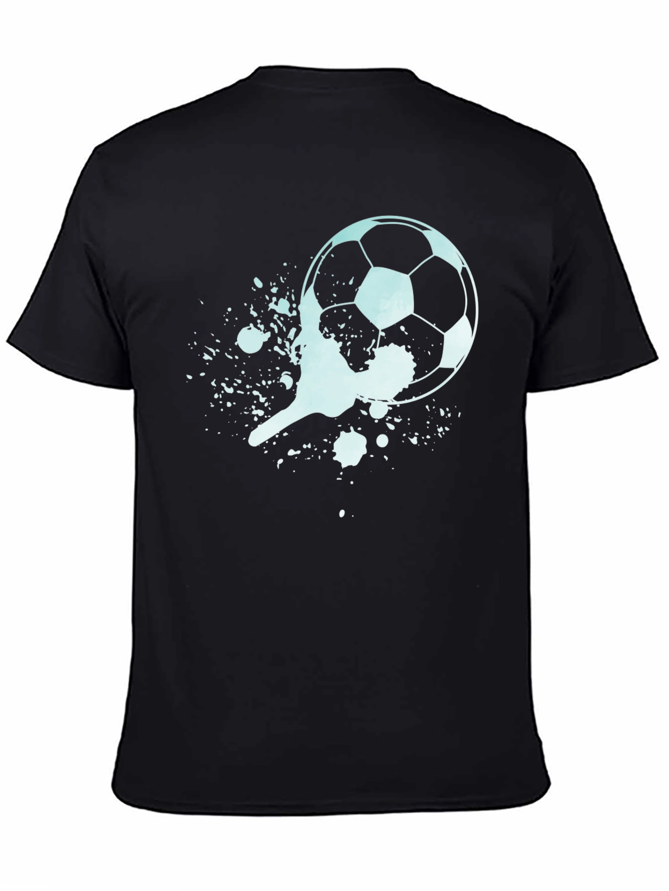 Soccer Ball Splatter T-Shirt - Stylish Sportswear