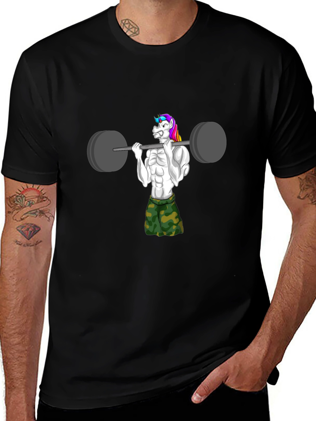 Unicorn Gym Bro T-Shirt