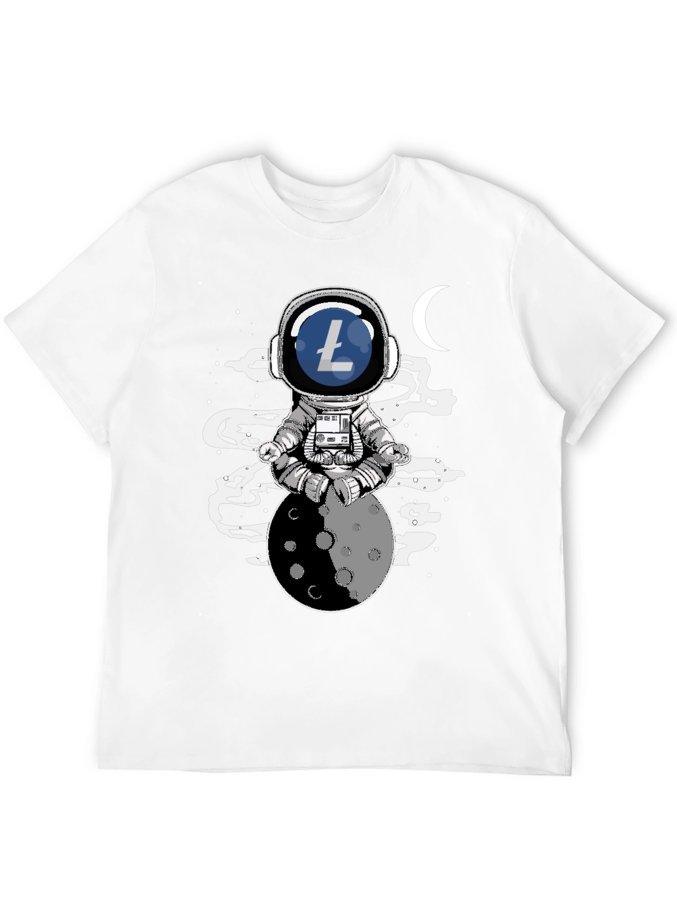 Astronaut Litecoin T-Shirt