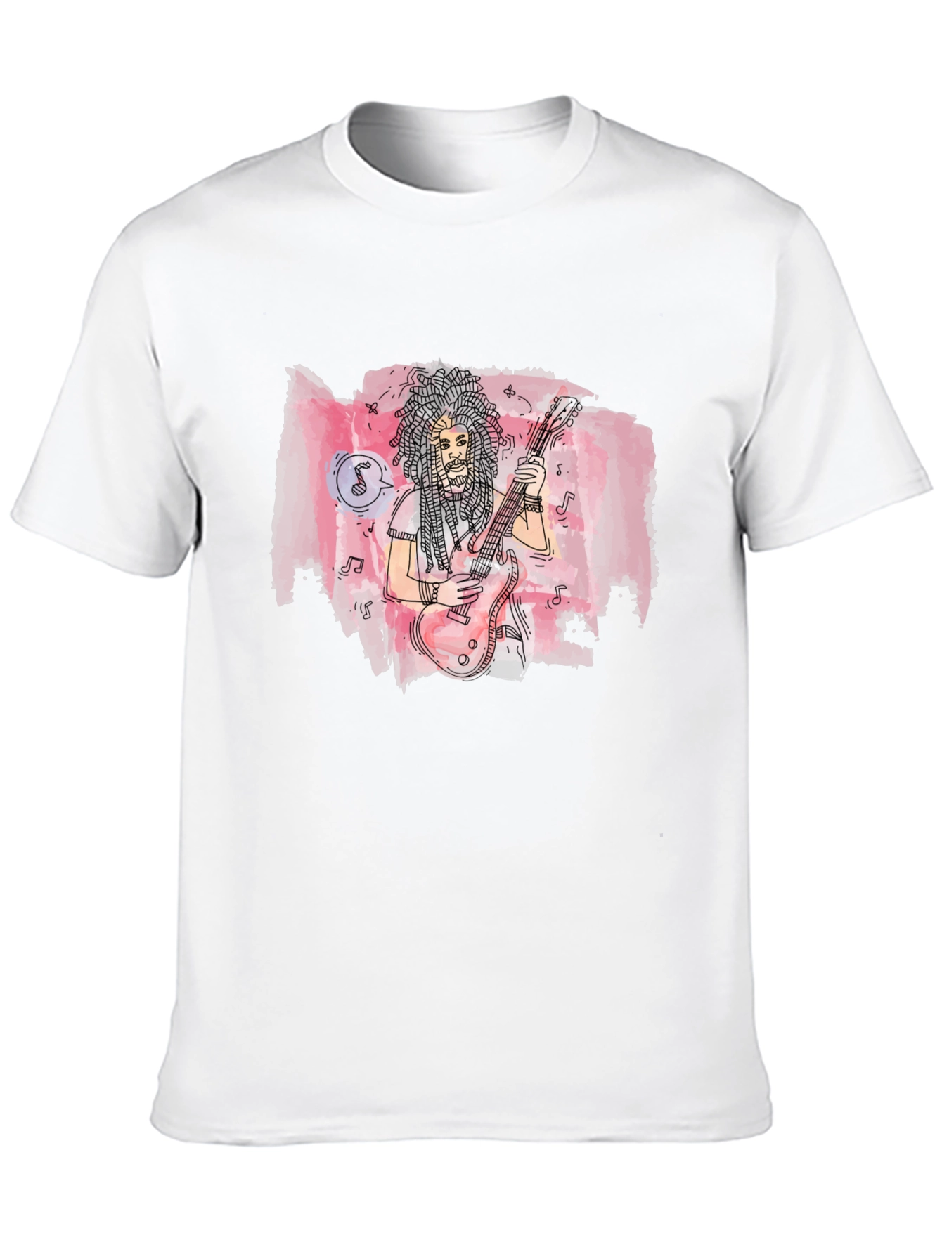 Rasta Guitar Player T-Shirt