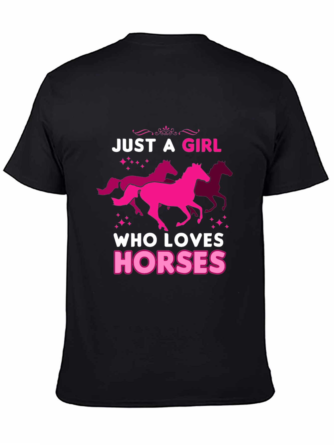 Just A Girl Who Loves Horses Graphic Tee