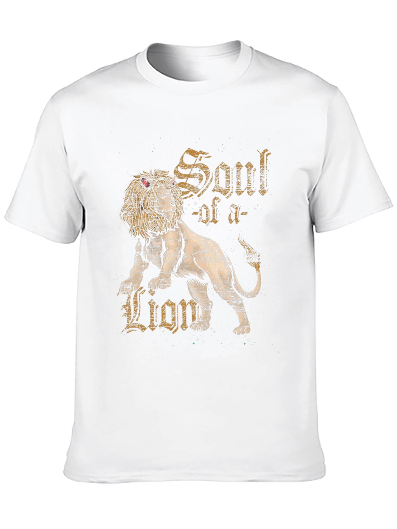 Soul of a Lion Graphic T-Shirt - Black