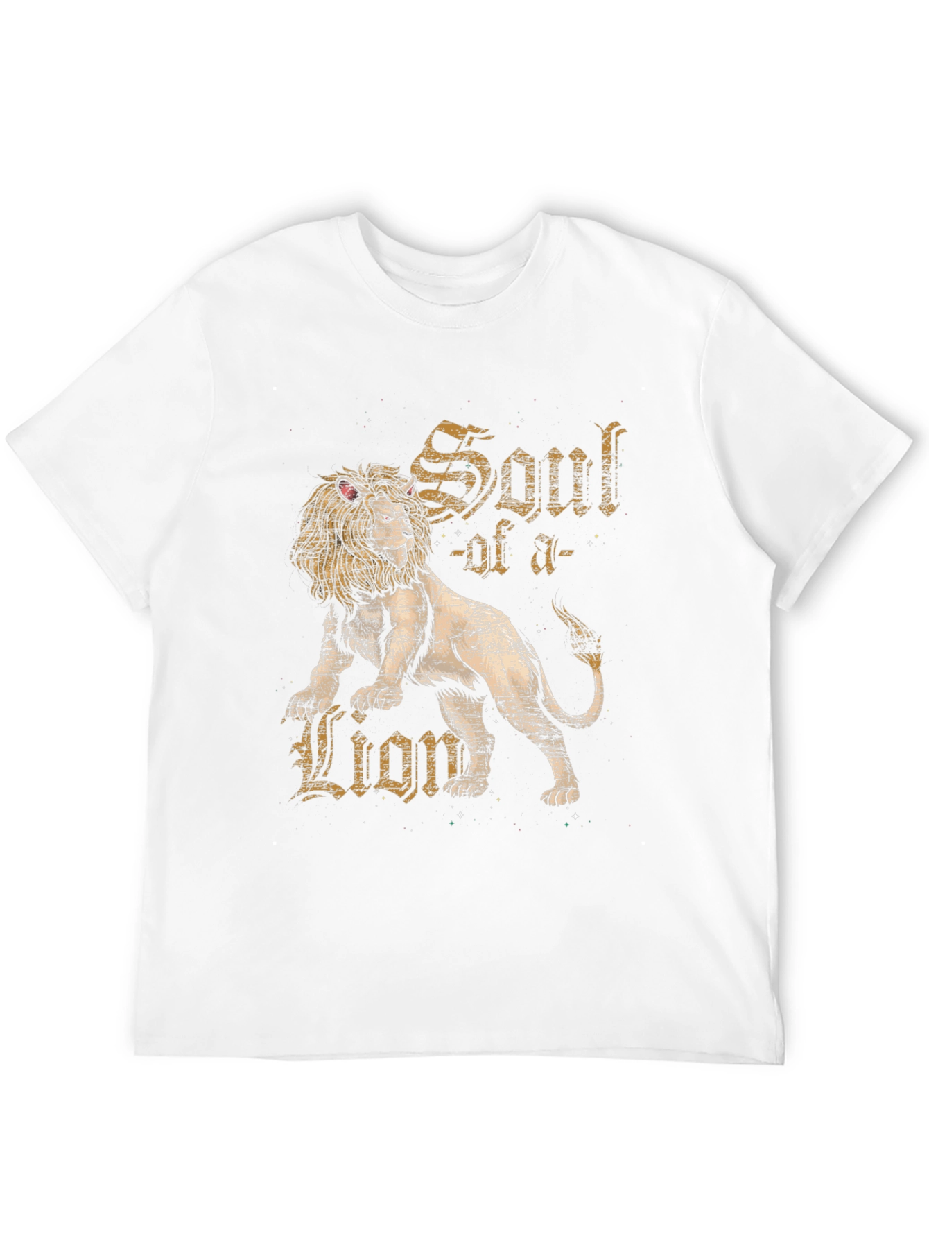 Soul of a Lion Graphic T-Shirt - Black