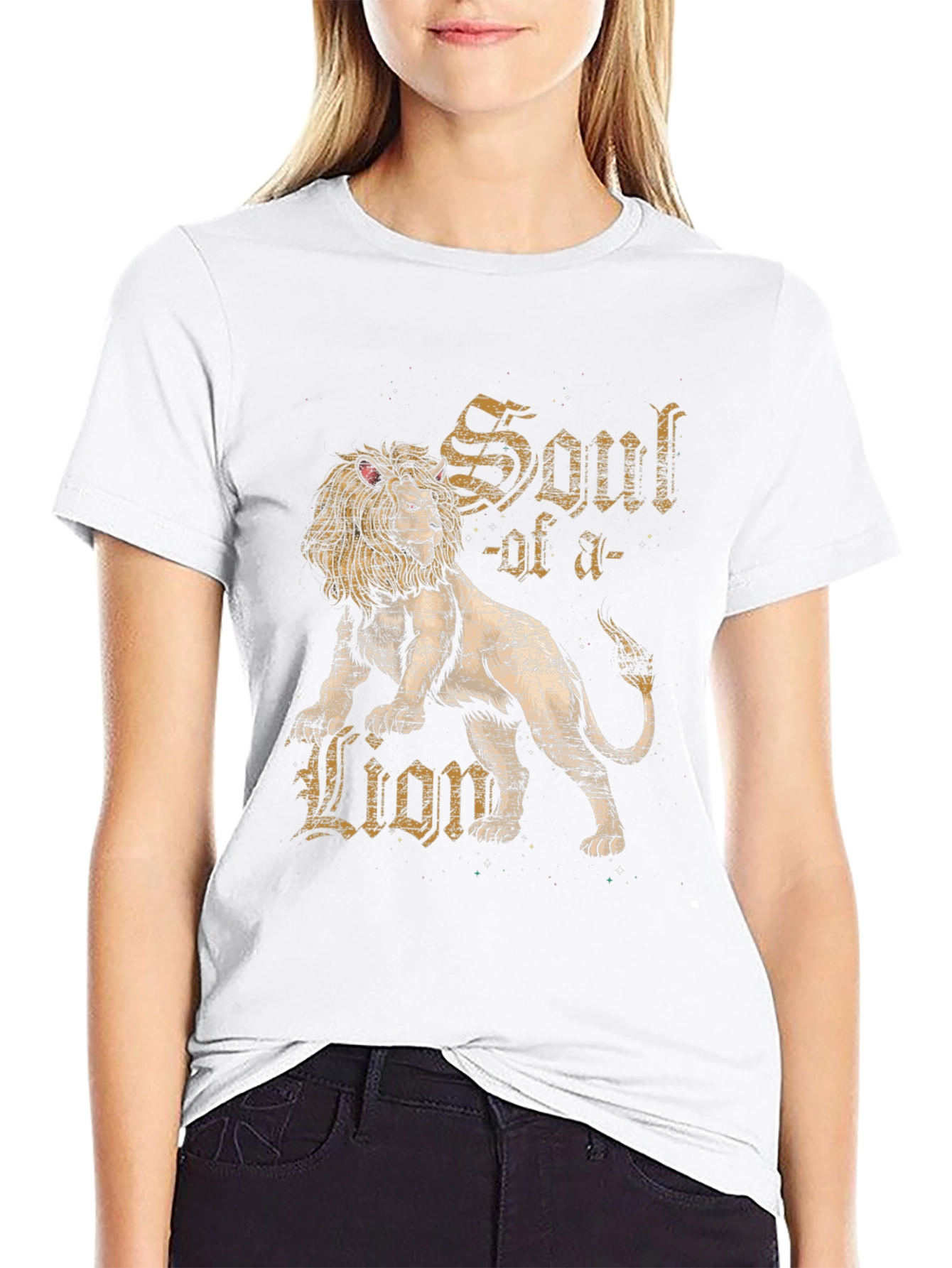 Soul of a Lion Graphic T-Shirt - Black