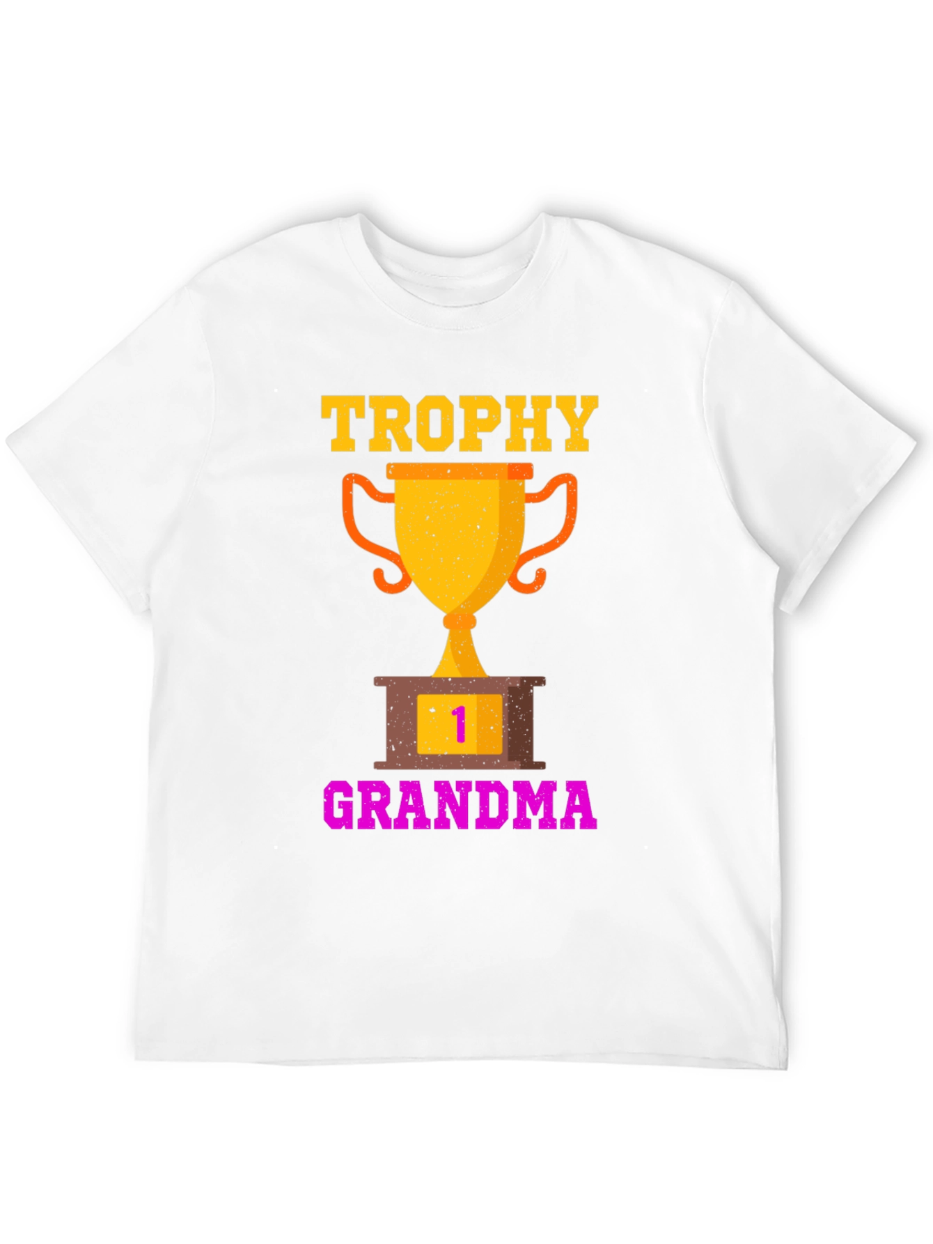 Trophy Grandma T-Shirt - Number One Grandparent Gift