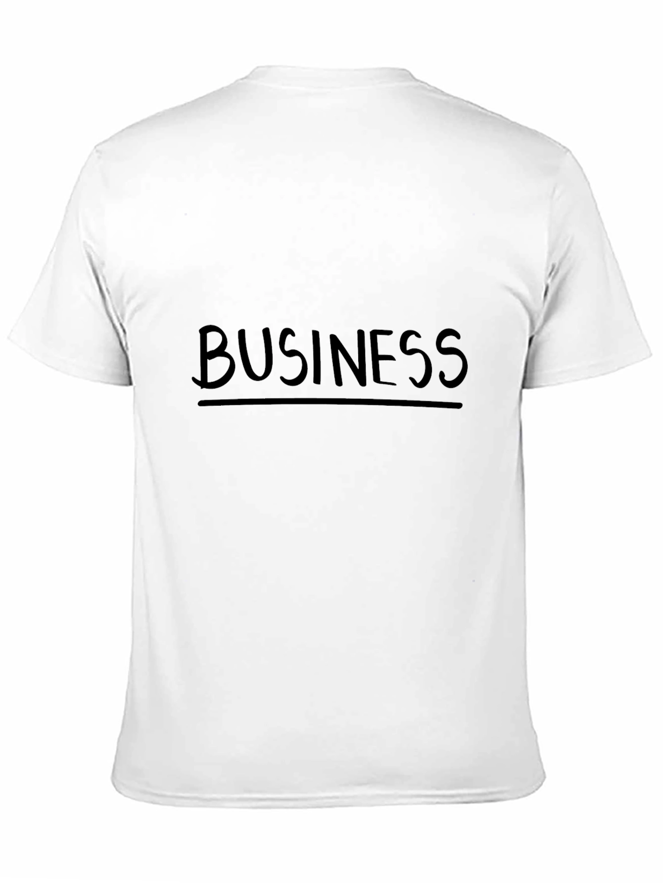 Business Casual Black Graphic Tee