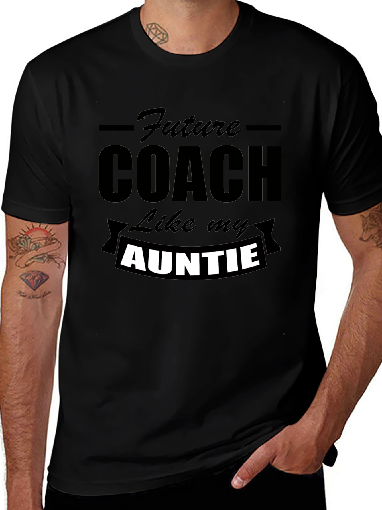 Future Coach Like My Auntie Novelty T-Shirt