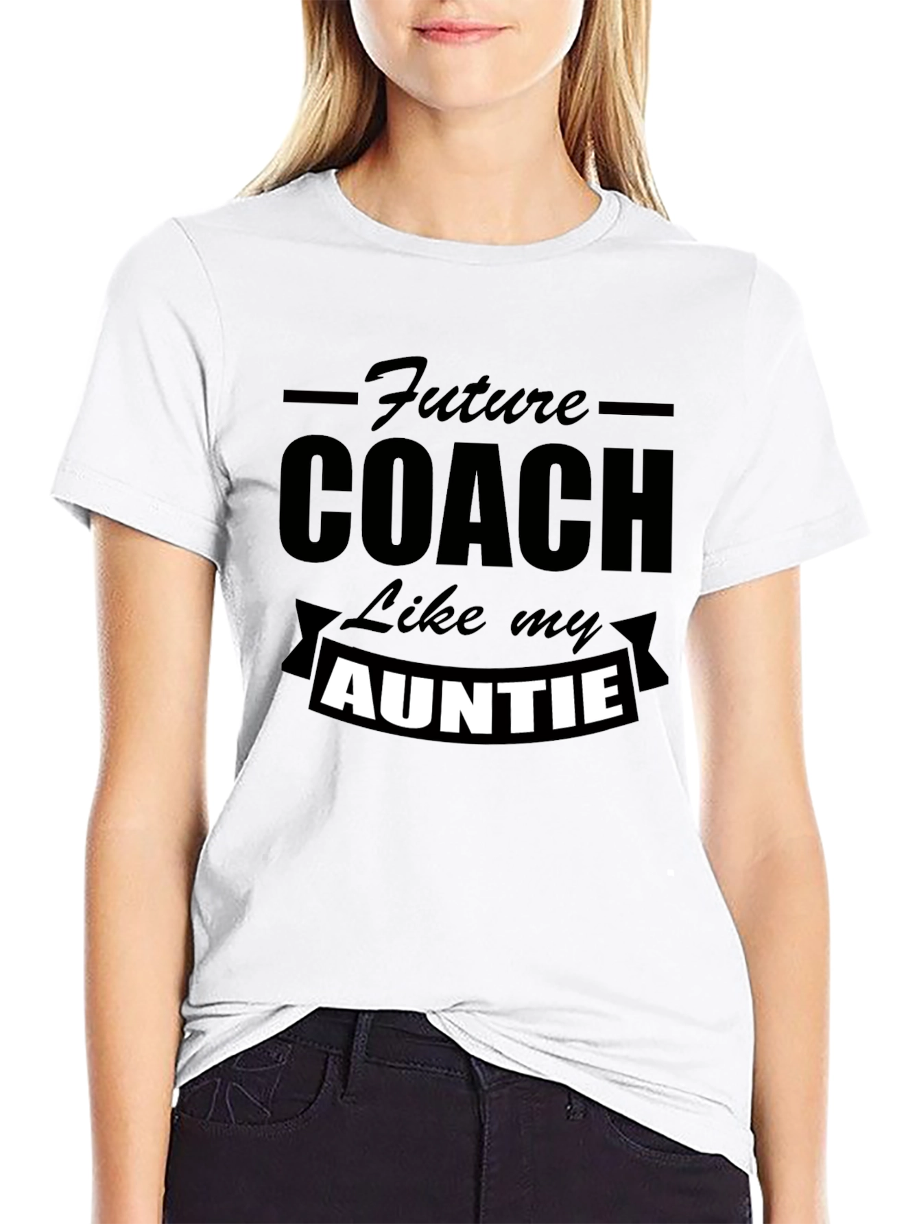 Future Coach Like My Auntie Novelty T-Shirt