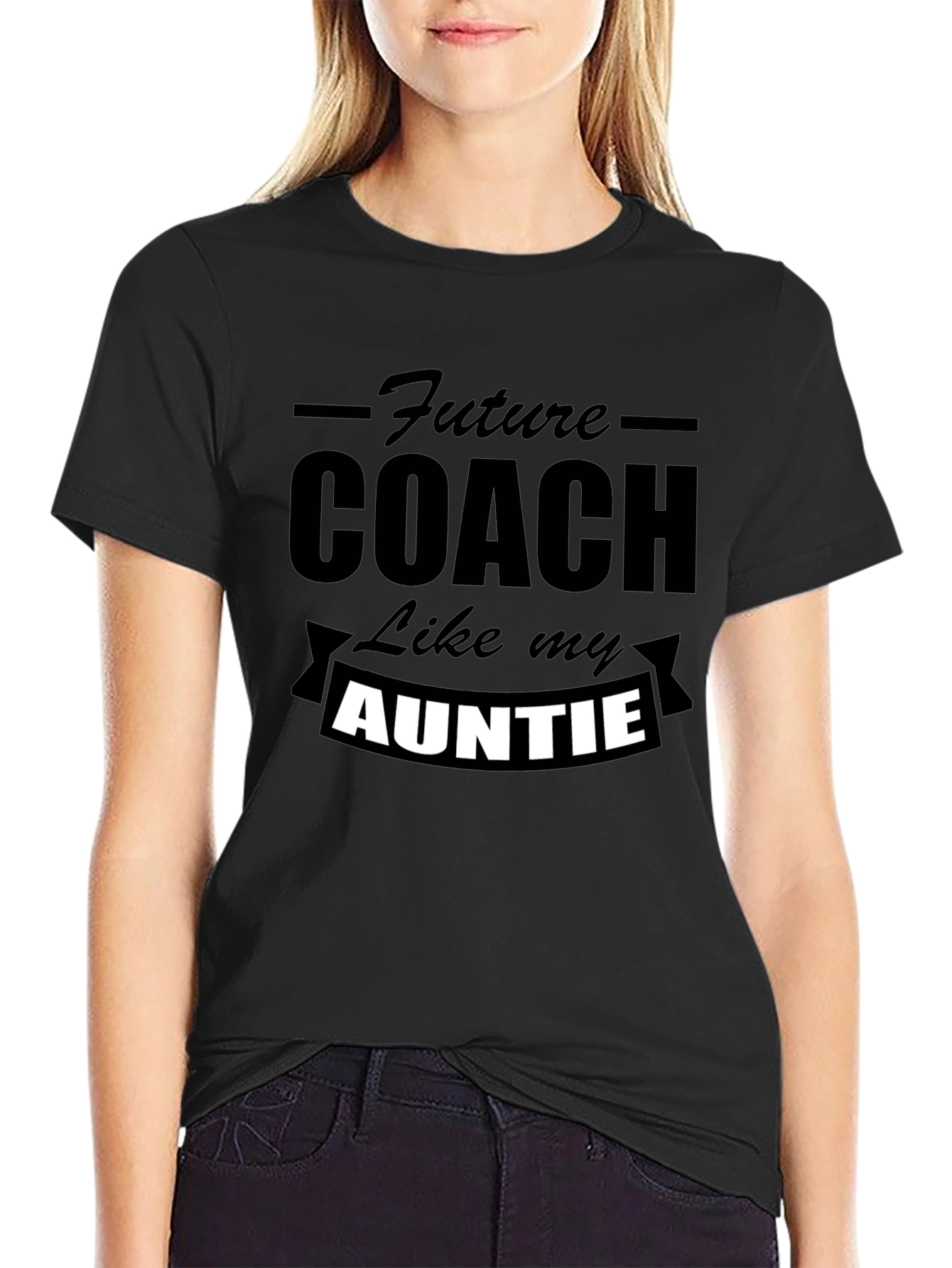 Future Coach Like My Auntie Novelty T-Shirt