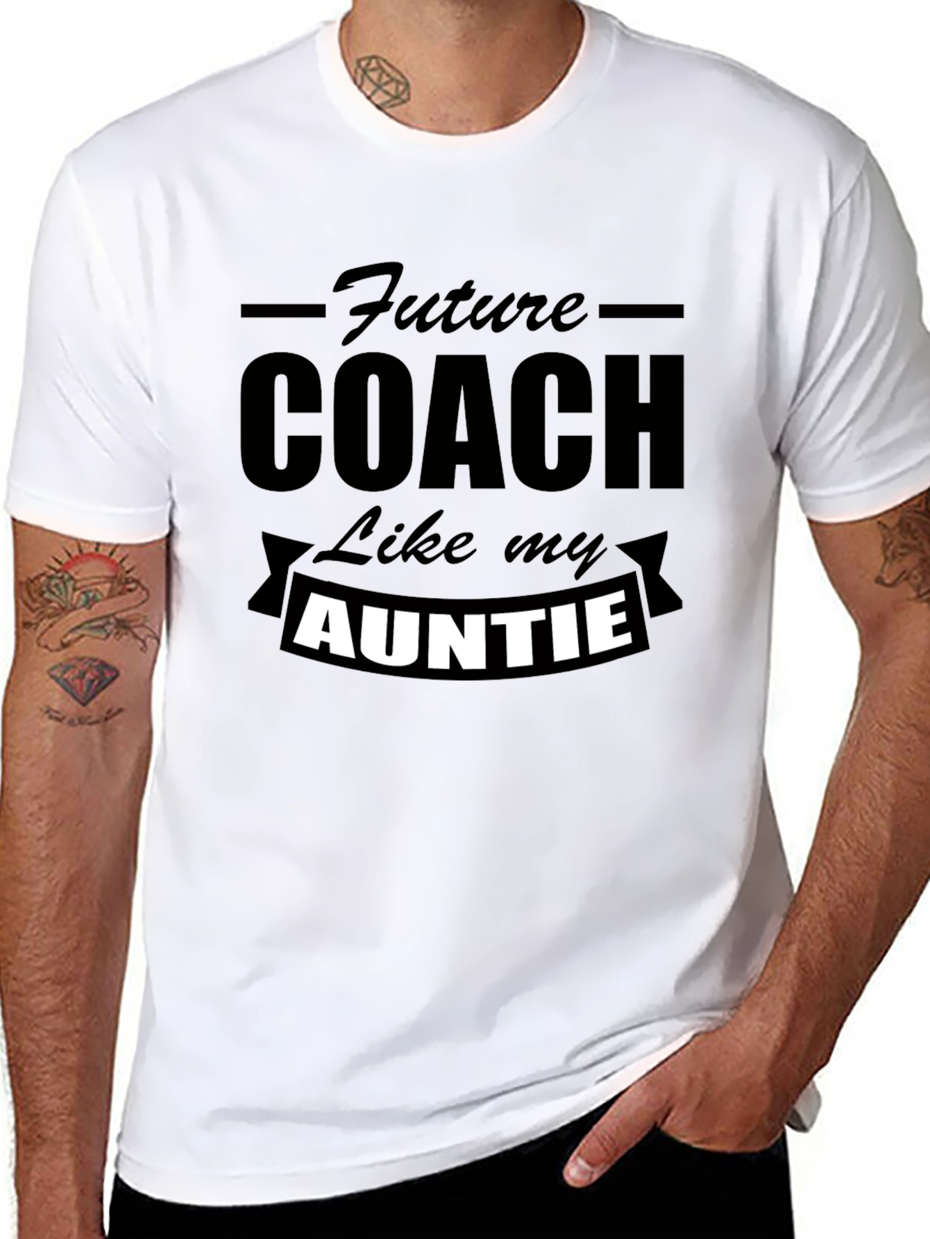 Future Coach Like My Auntie Novelty T-Shirt