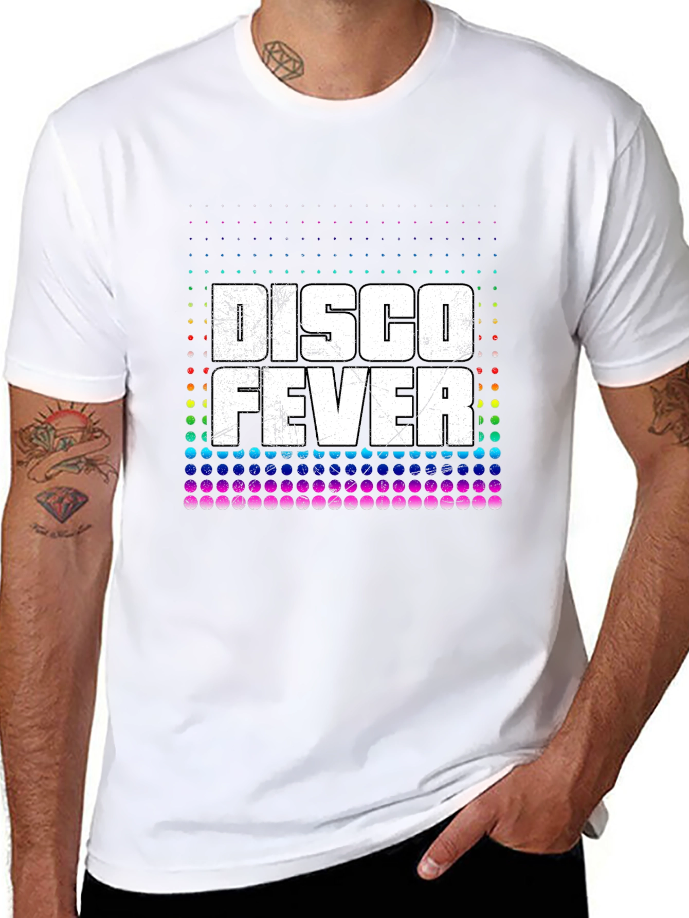 Disco Fever Graphic Tee - Retro Style