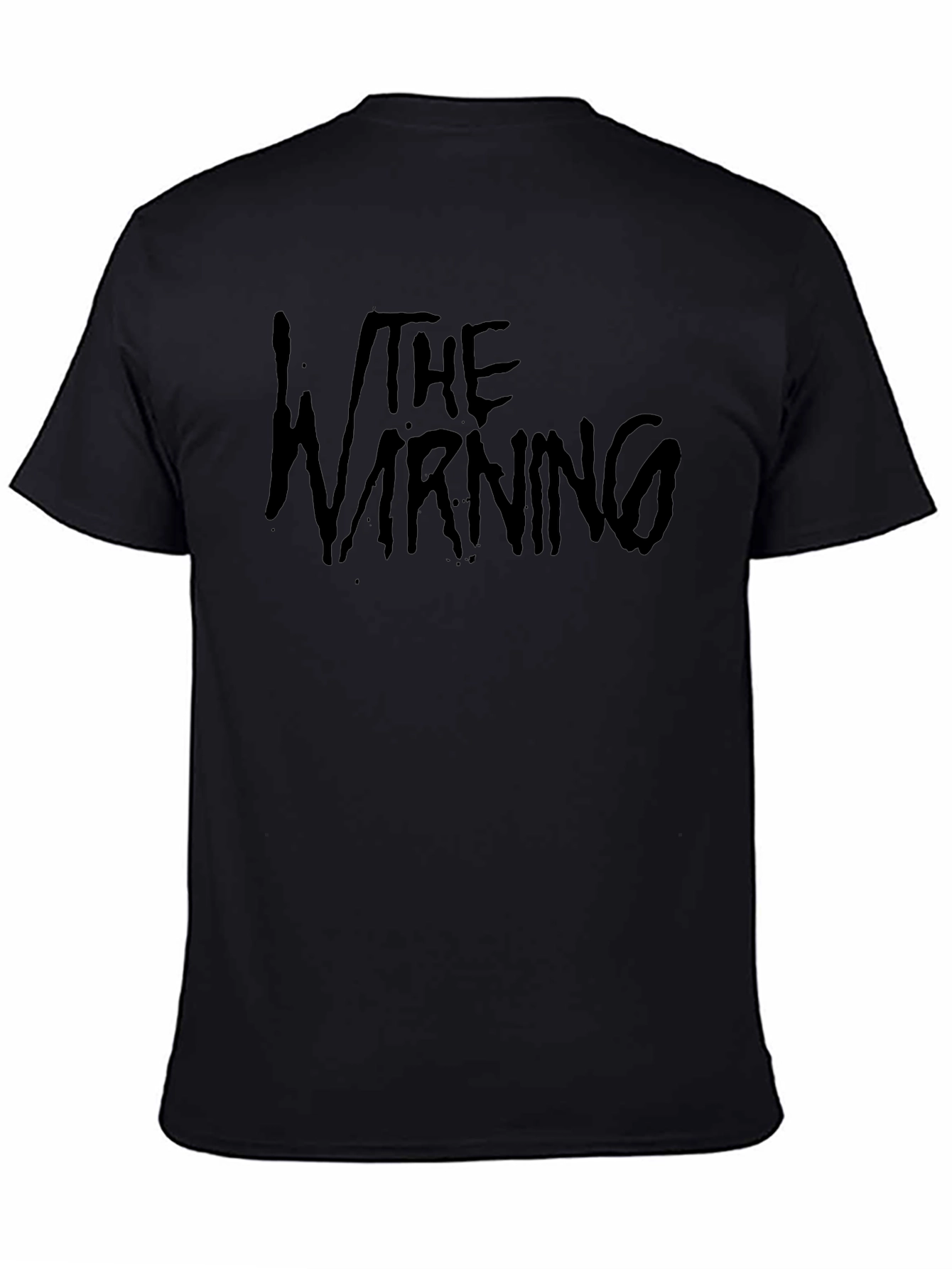 The Warning Band T-Shirt Black