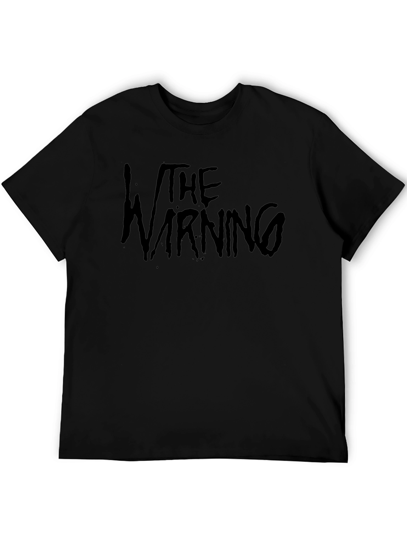 The Warning Band T-Shirt Black