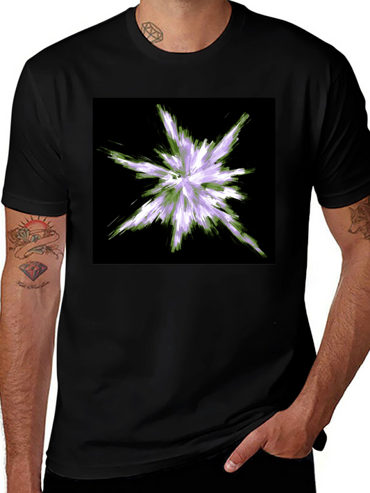 Abstract Burst T-Shirt - Black