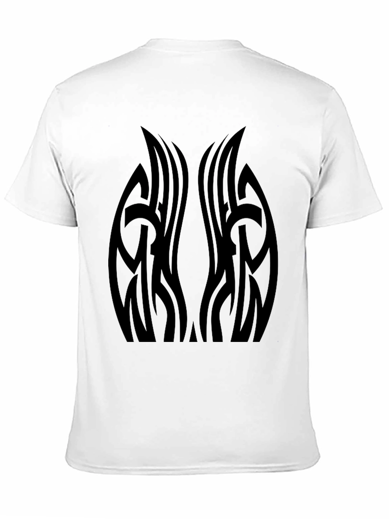 Tribal Tattoo Graphic Black T-Shirt