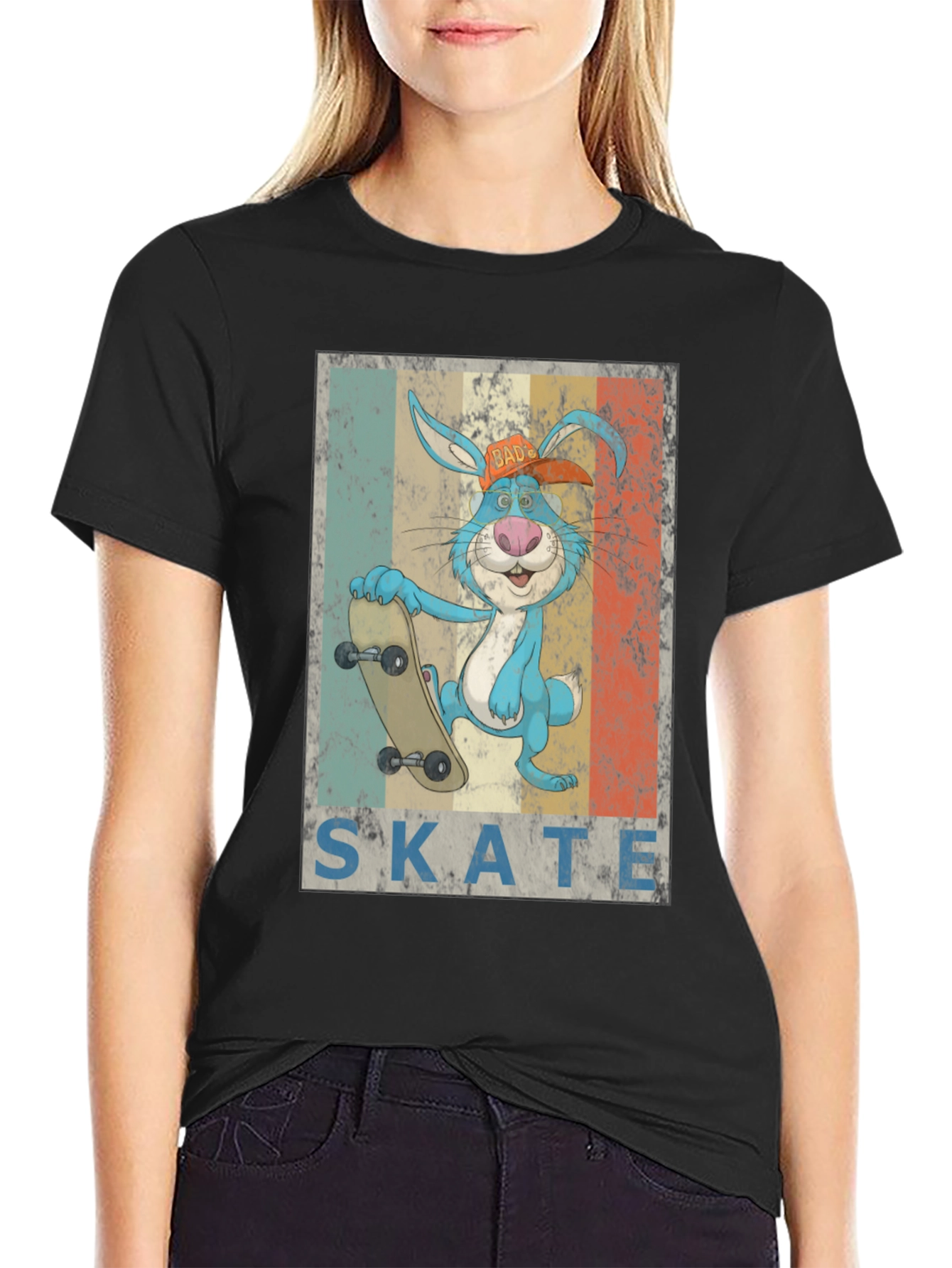 Skateboarding Bunny T-Shirt