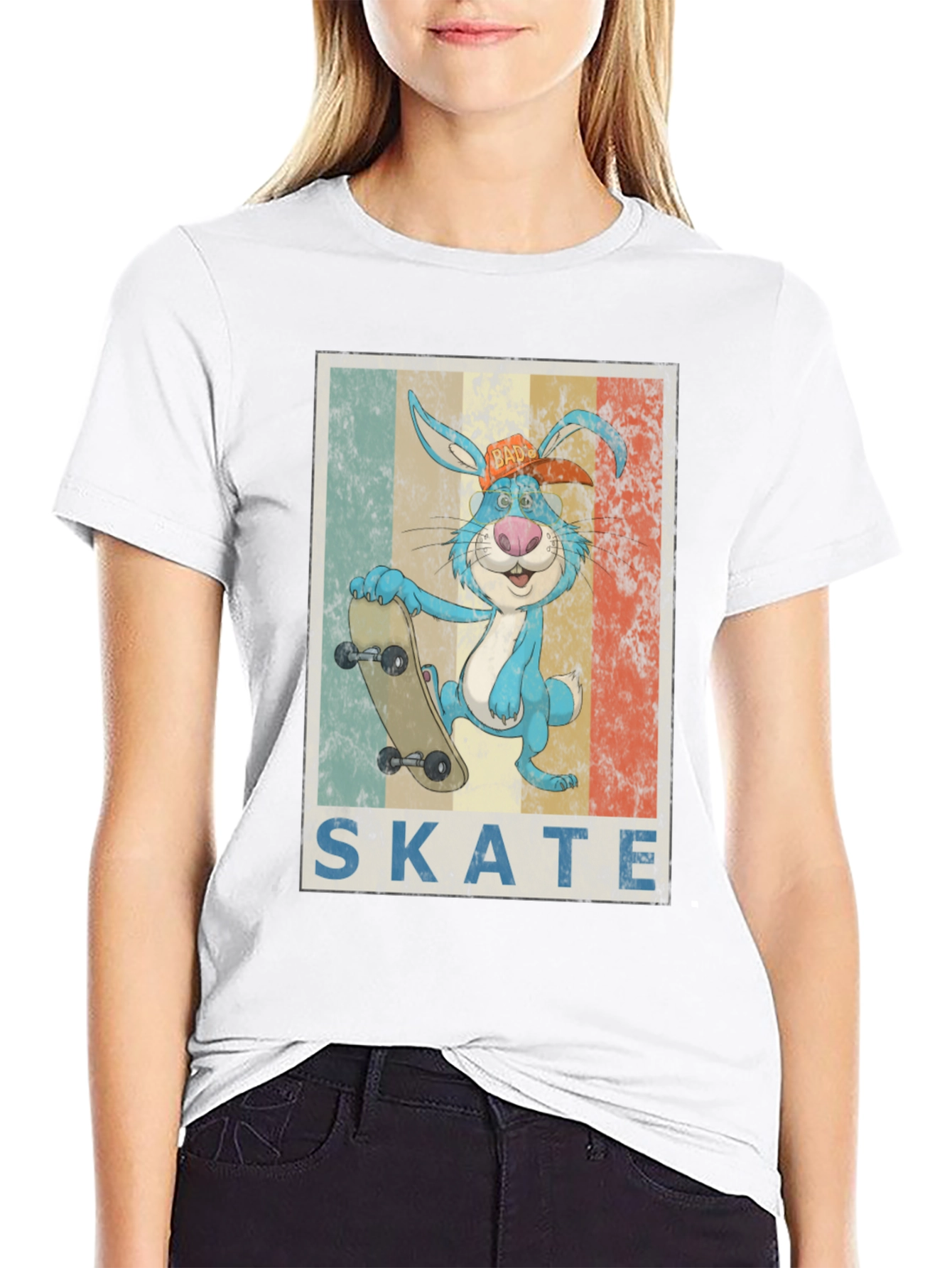 Skateboarding Bunny T-Shirt