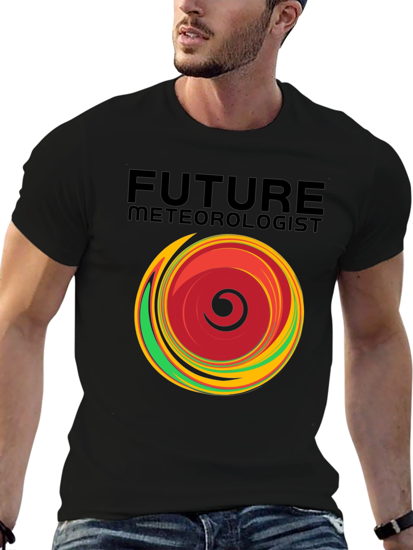 Future Meteorologist Black T-Shirt - Weather Science Apparel