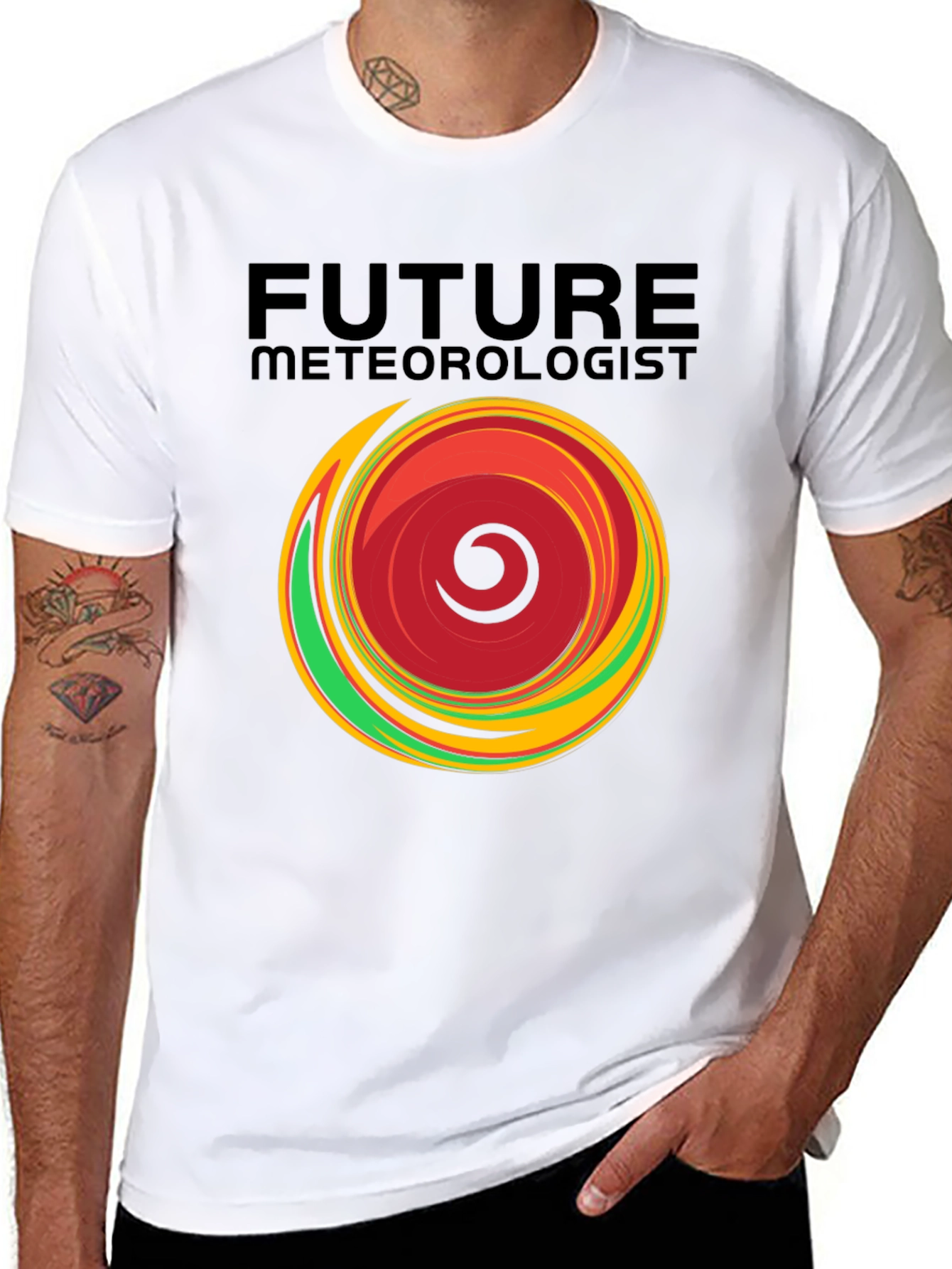 Future Meteorologist Black T-Shirt - Weather Science Apparel