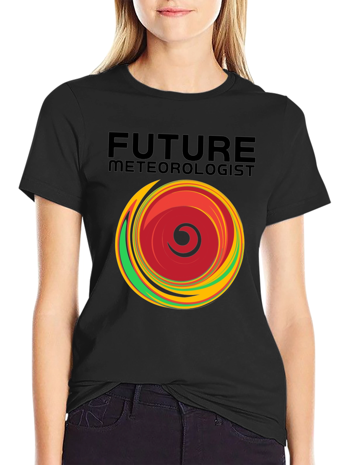Future Meteorologist Black T-Shirt - Weather Science Apparel