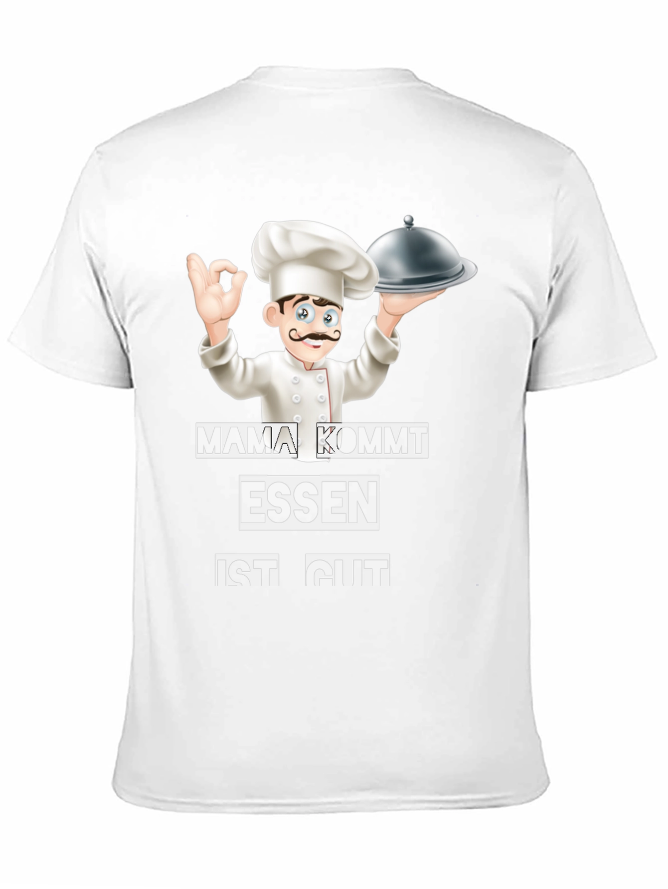Chef Graphic Tee - Mama Kommt Essen Ist Gut