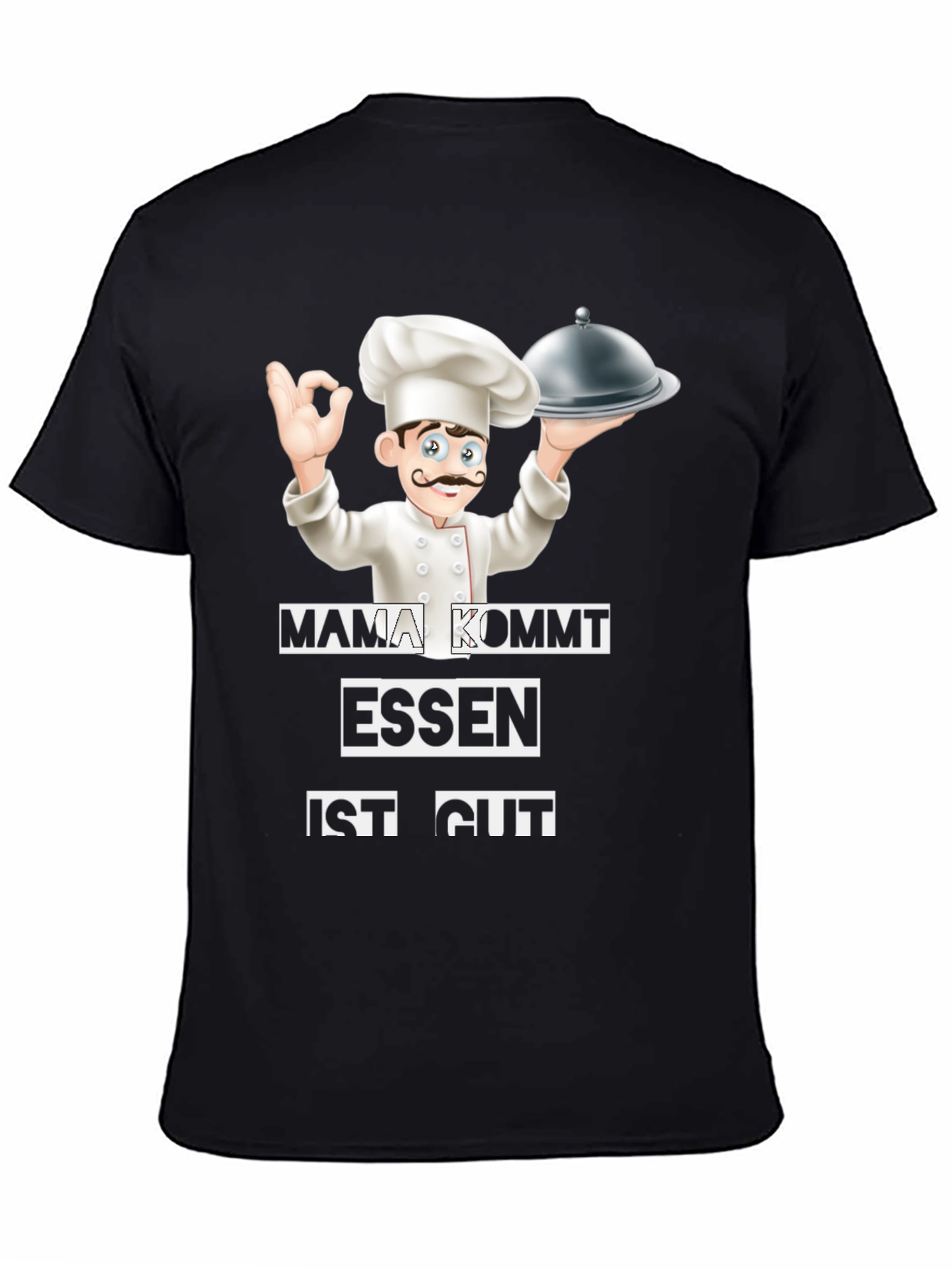 Chef Graphic Tee - Mama Kommt Essen Ist Gut
