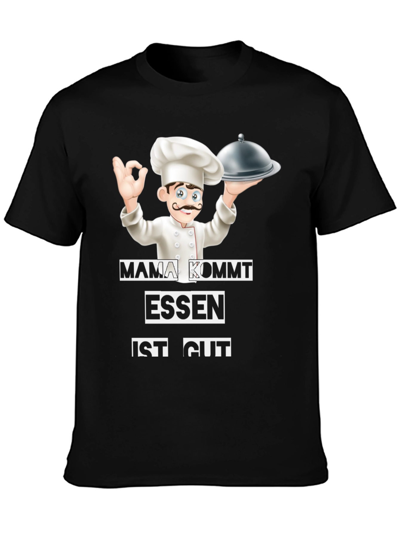 Chef Graphic Tee - Mama Kommt Essen Ist Gut