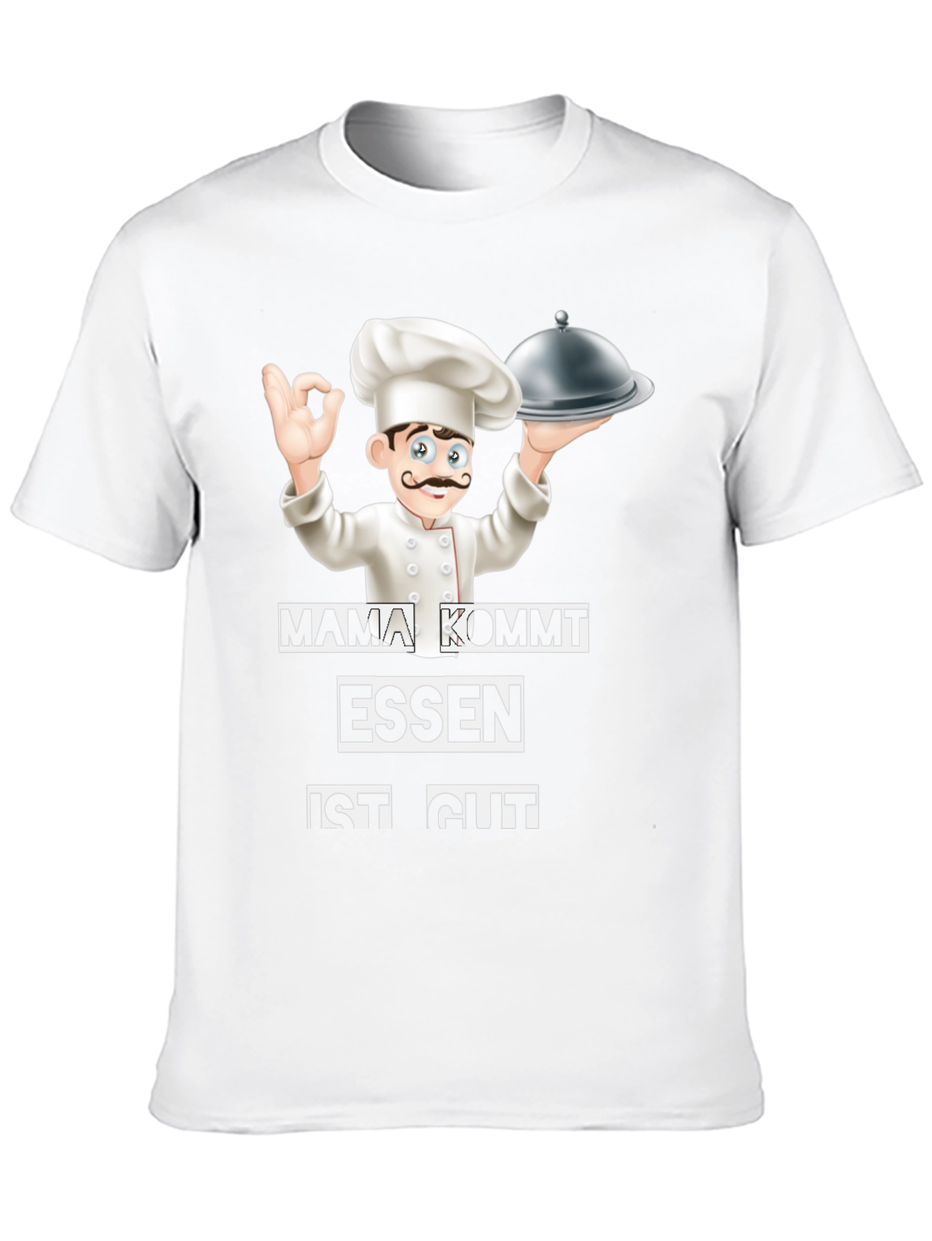 Chef Graphic Tee - Mama Kommt Essen Ist Gut
