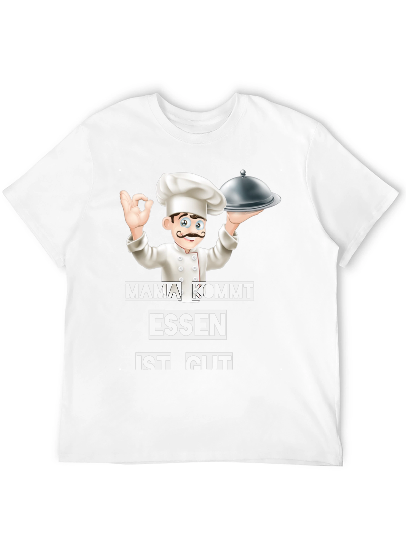 Chef Graphic Tee - Mama Kommt Essen Ist Gut