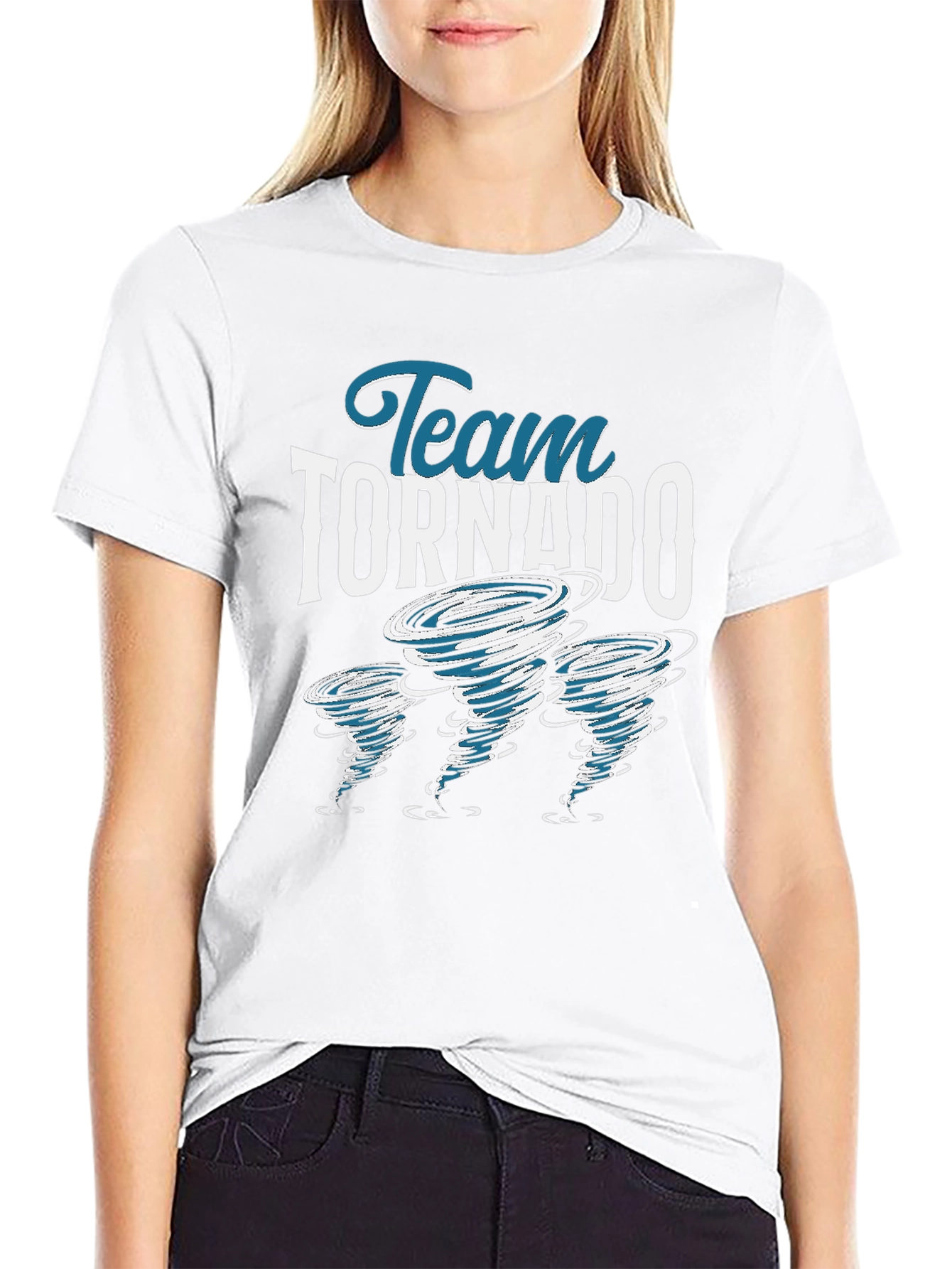 Team Tornado Black Graphic T-Shirt