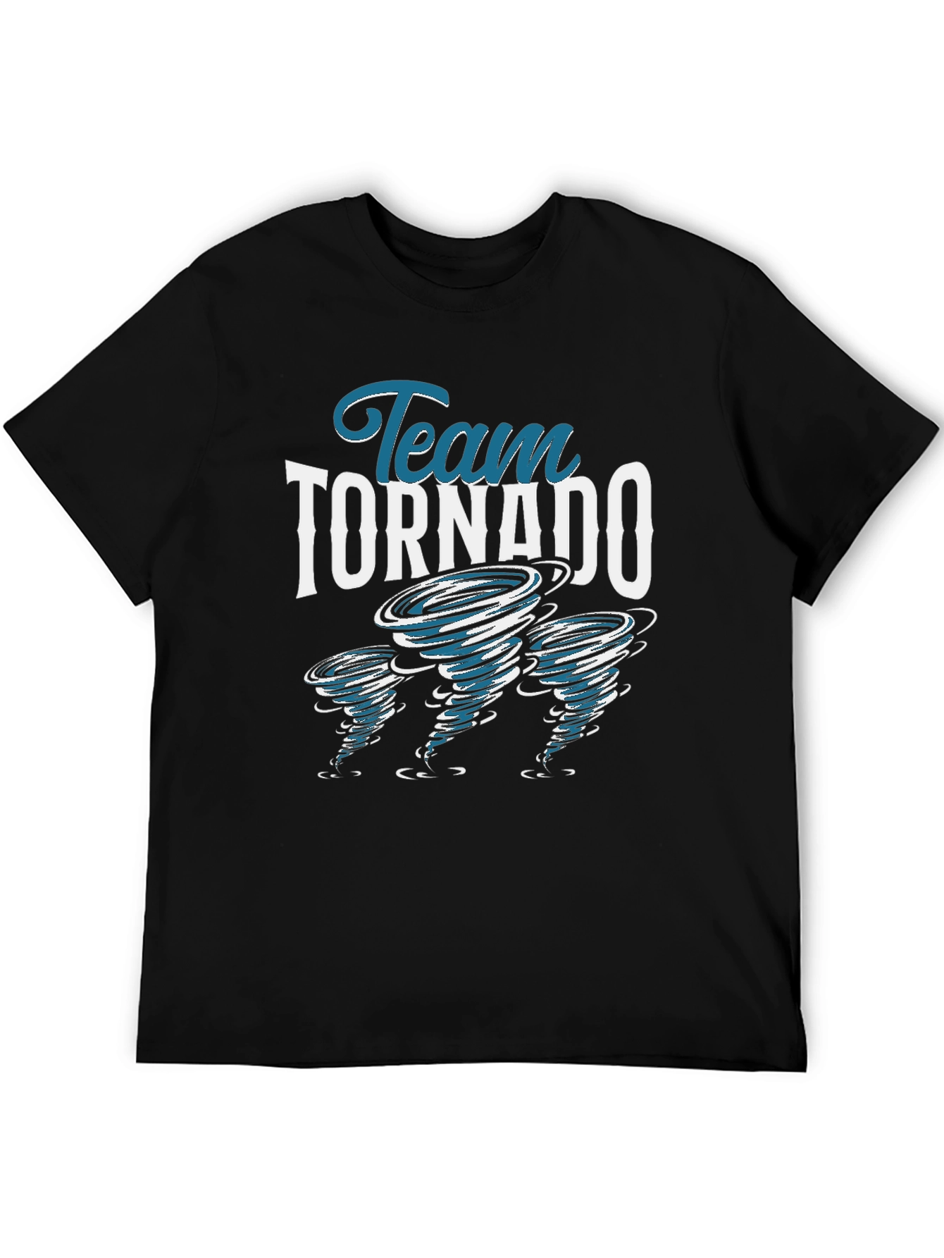 Team Tornado Black Graphic T-Shirt