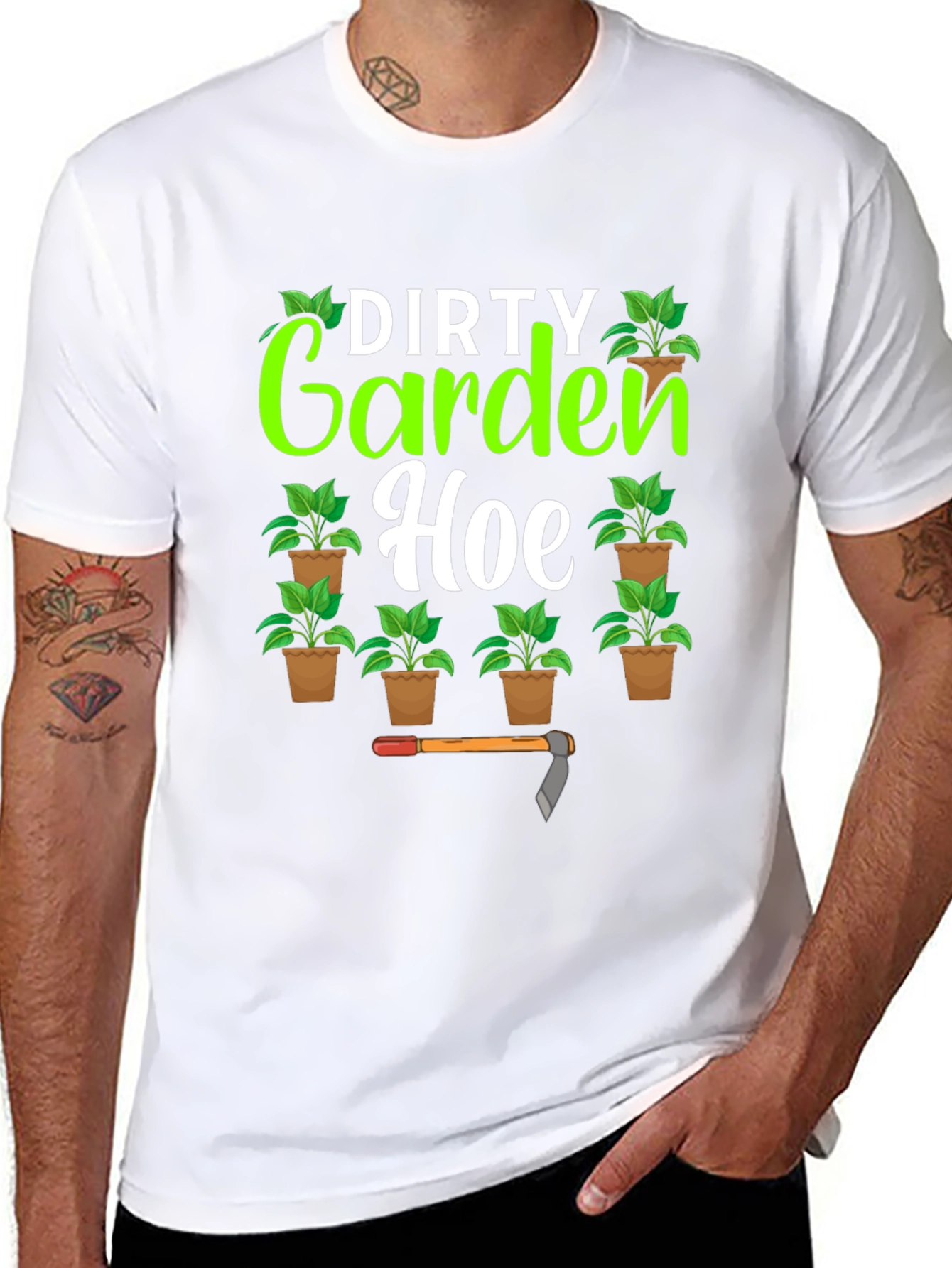 Dirty Garden Hoe Funny Graphic Tee