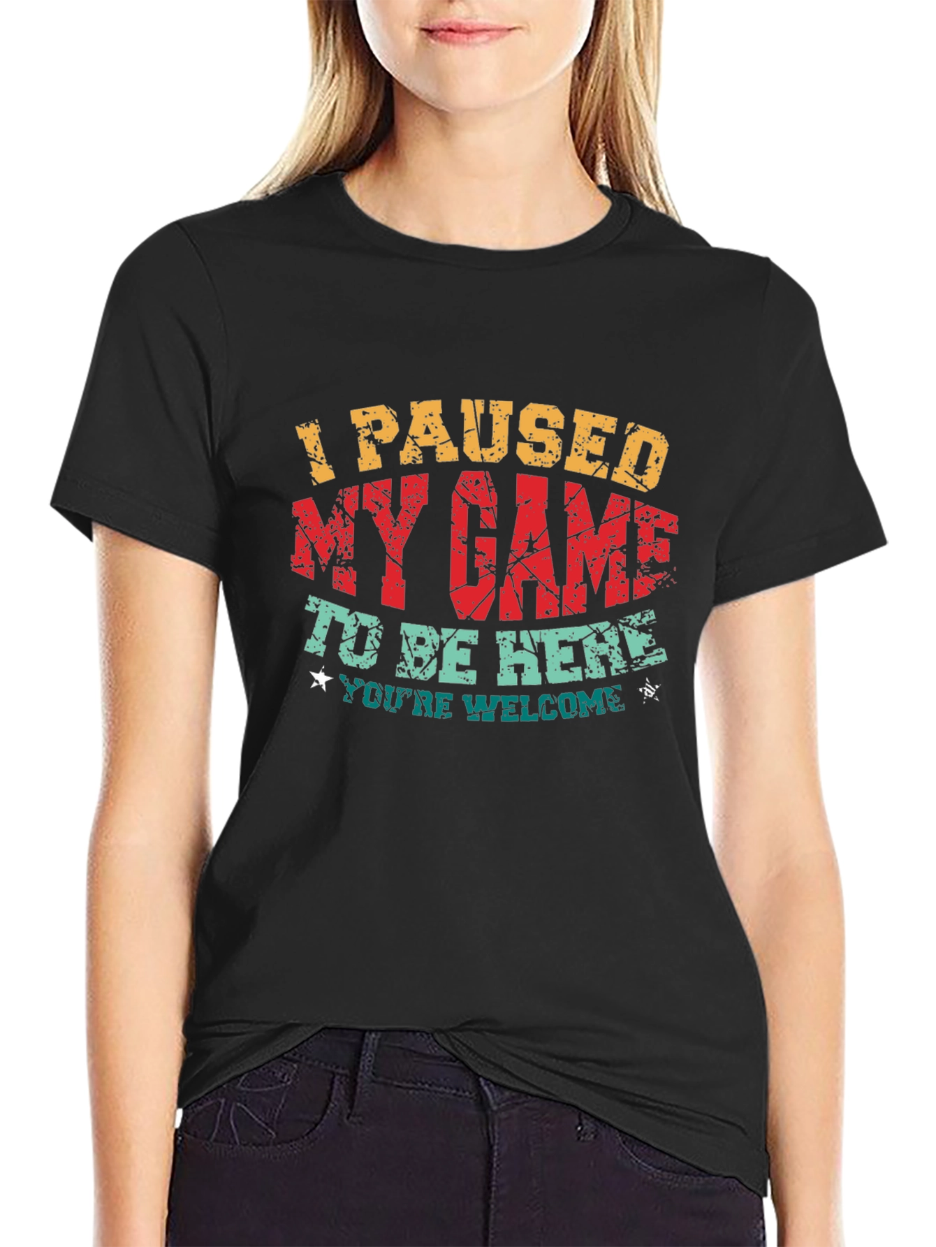 I Paused My Game T-Shirt - Gamer Apparel