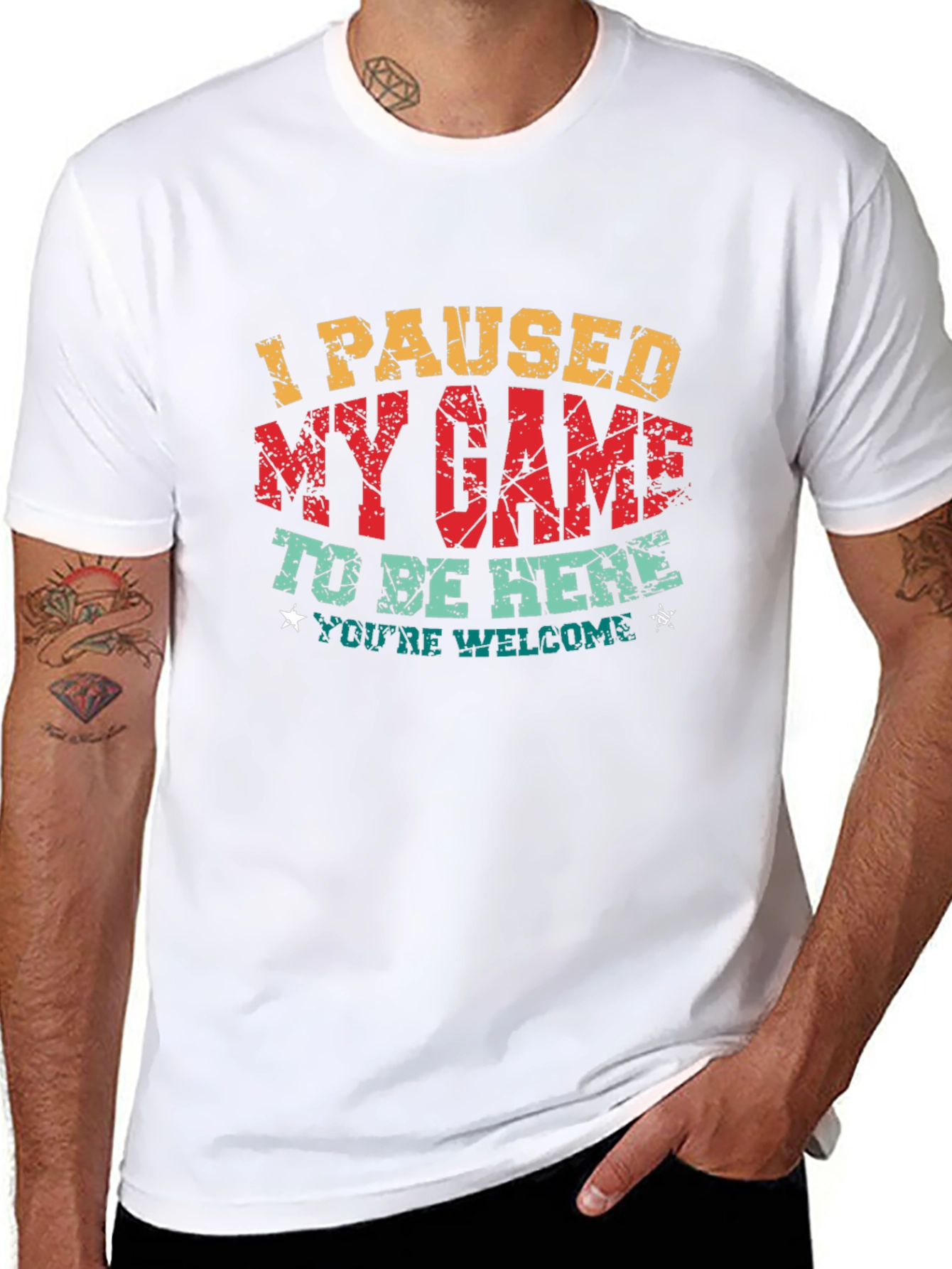 I Paused My Game T-Shirt - Gamer Apparel