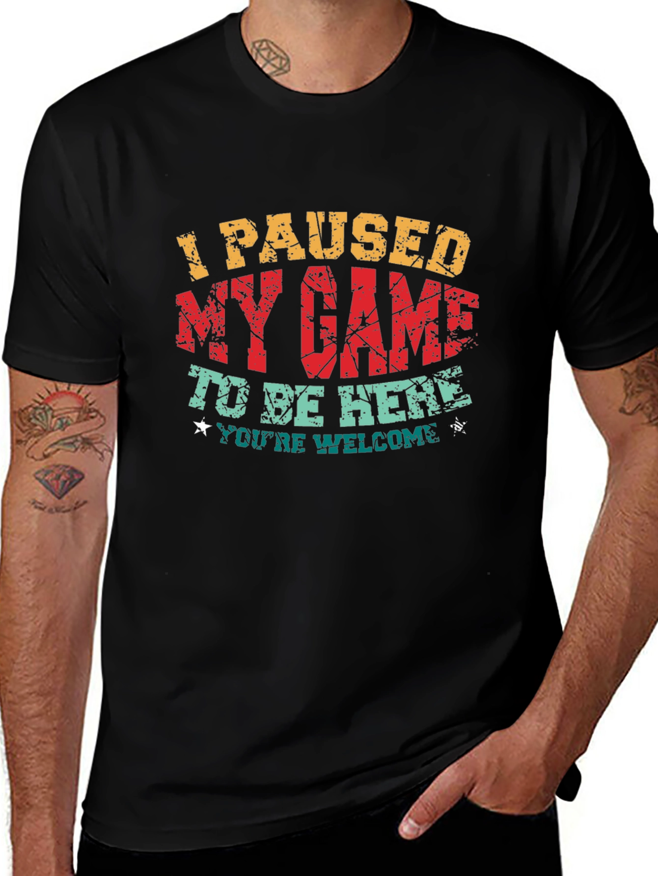 I Paused My Game T-Shirt - Gamer Apparel