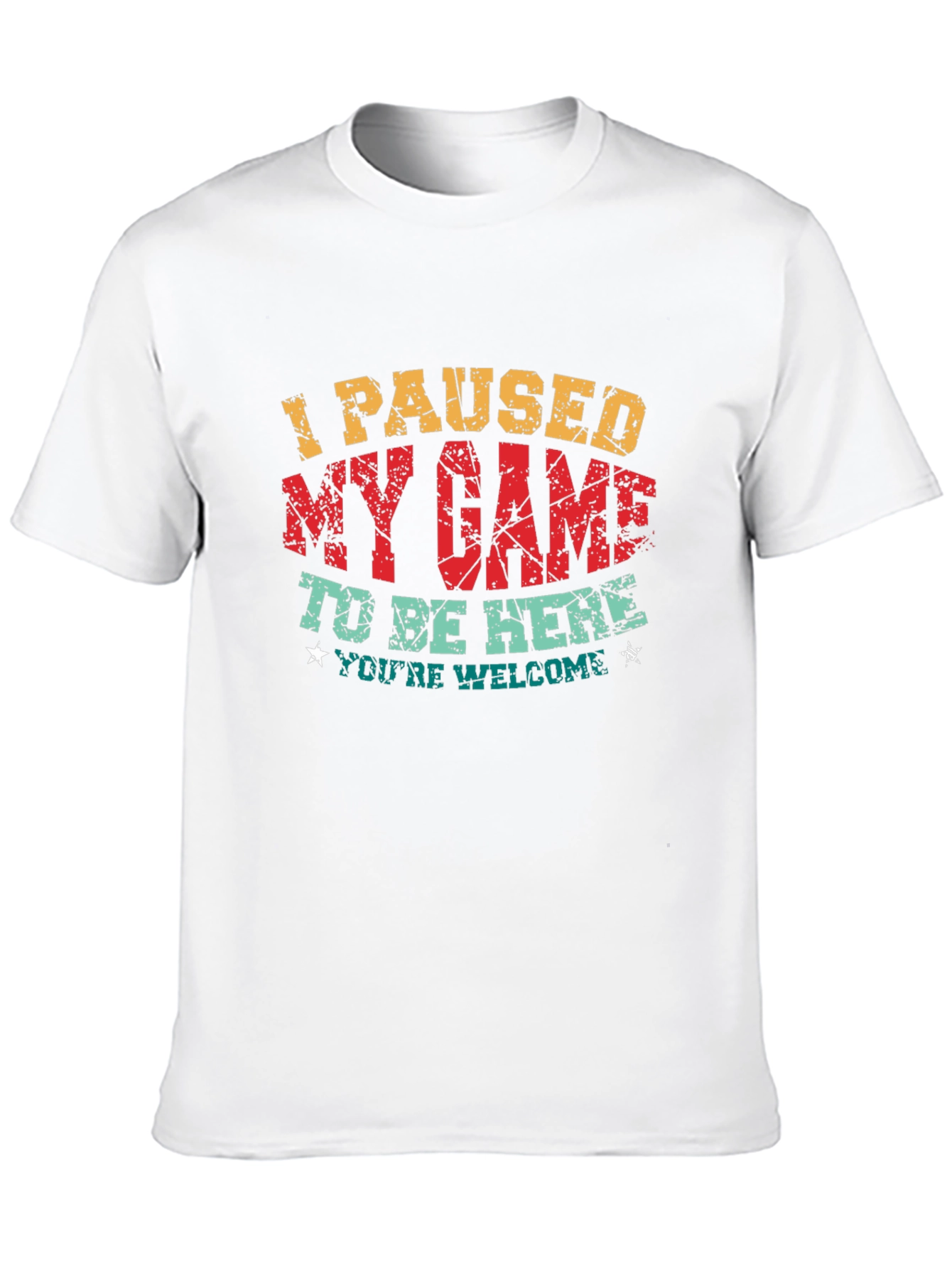 I Paused My Game T-Shirt - Gamer Apparel