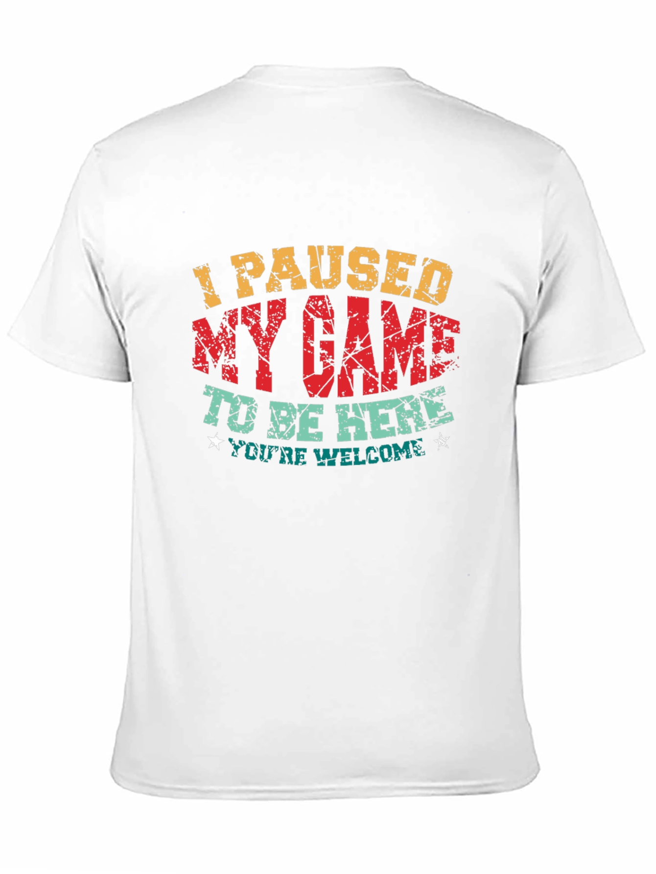 I Paused My Game T-Shirt - Gamer Apparel