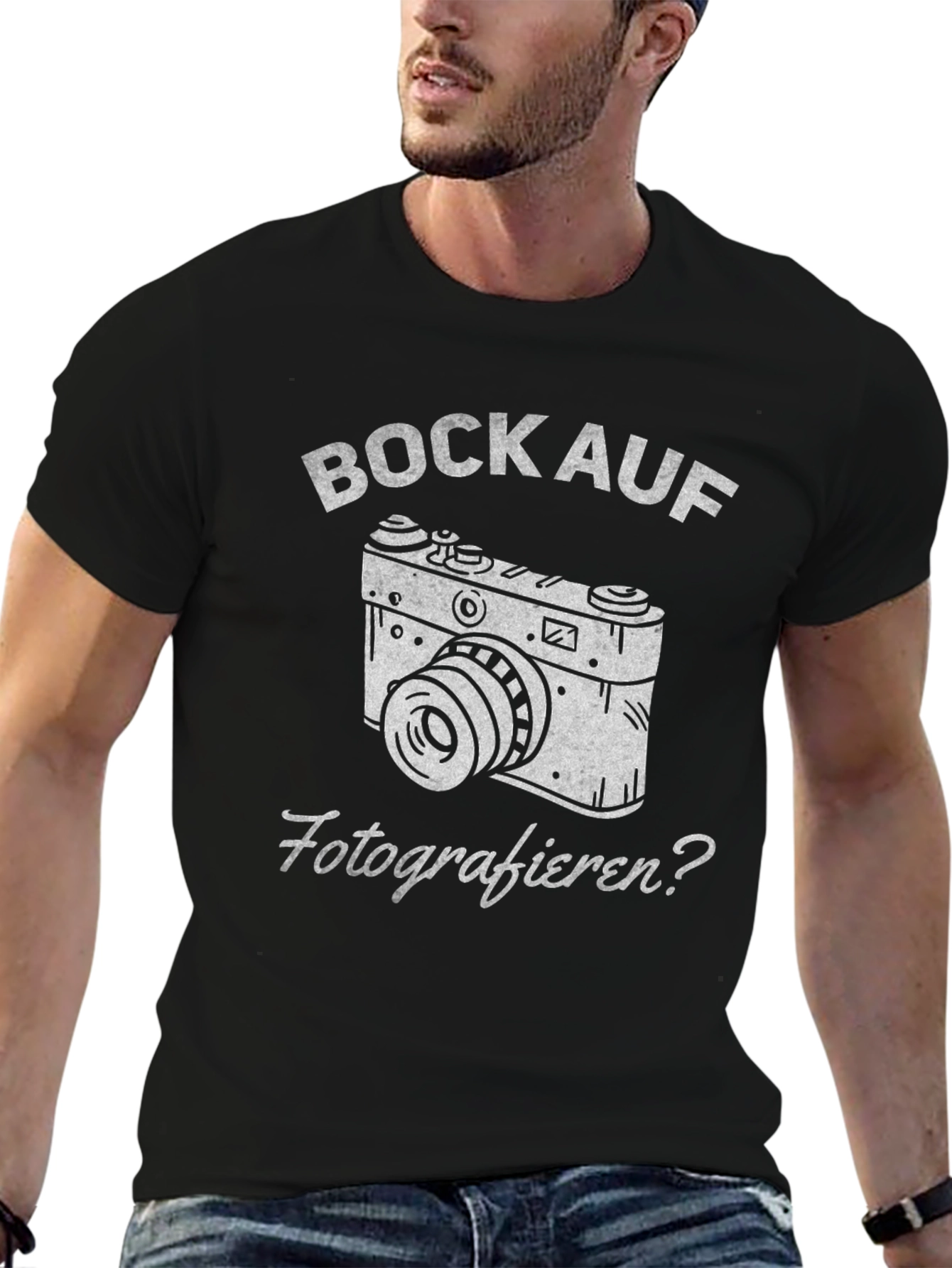 Bock Auf Fotografieren Graphic T-Shirt - Camera Design