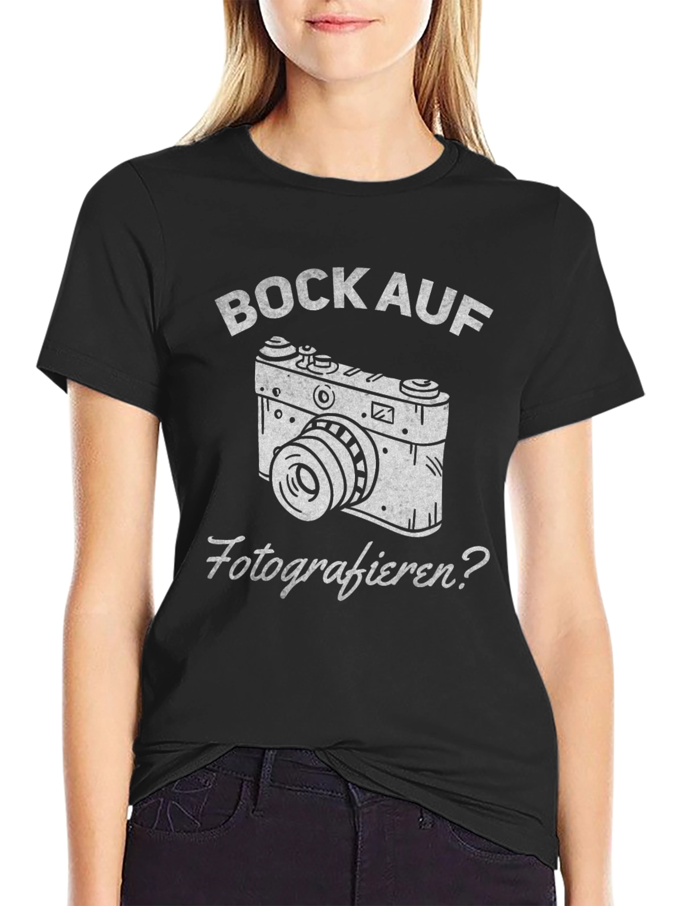 Bock Auf Fotografieren Graphic T-Shirt - Camera Design