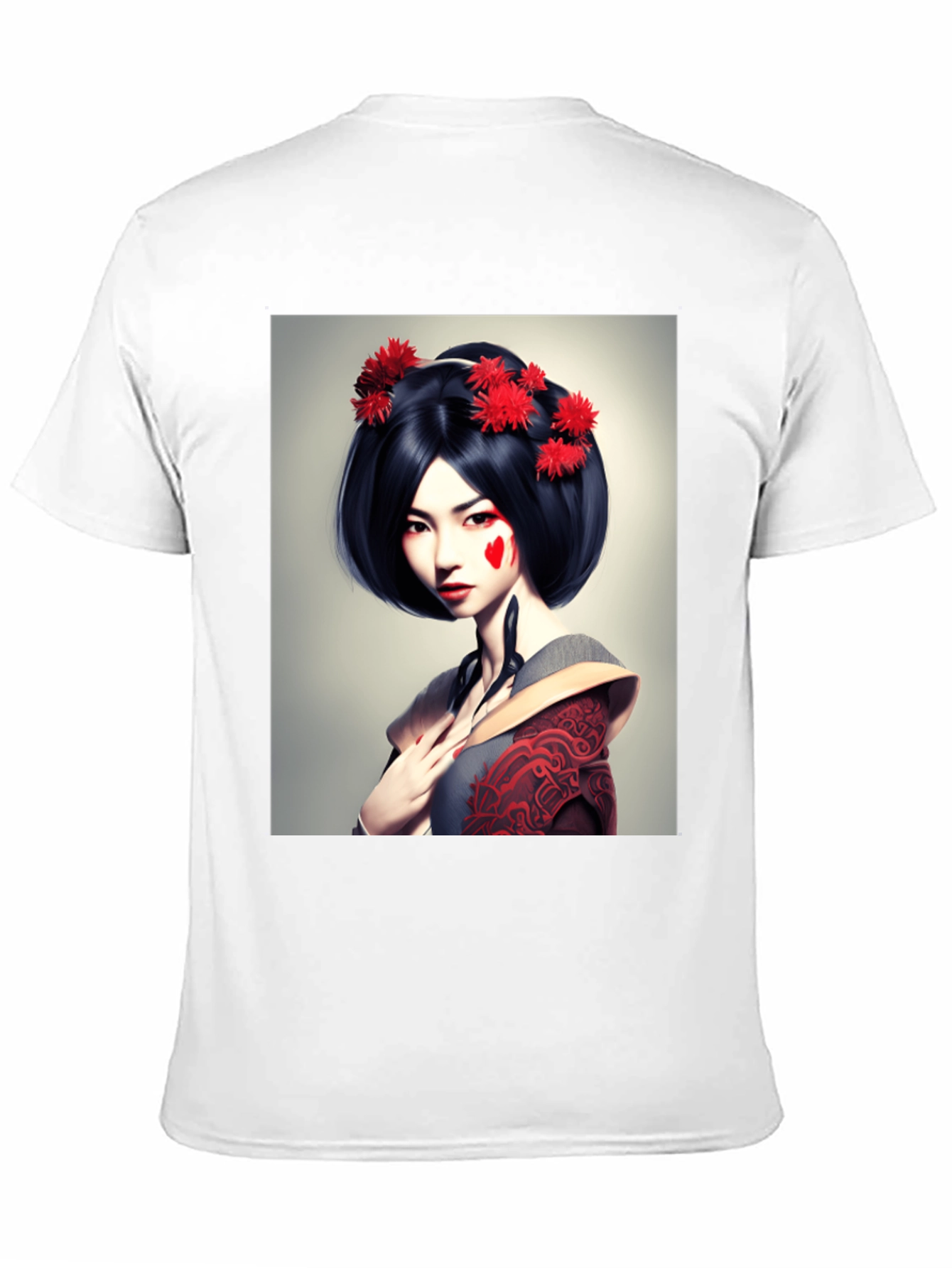 Geisha Graphic Tee - Unique Art T-Shirt