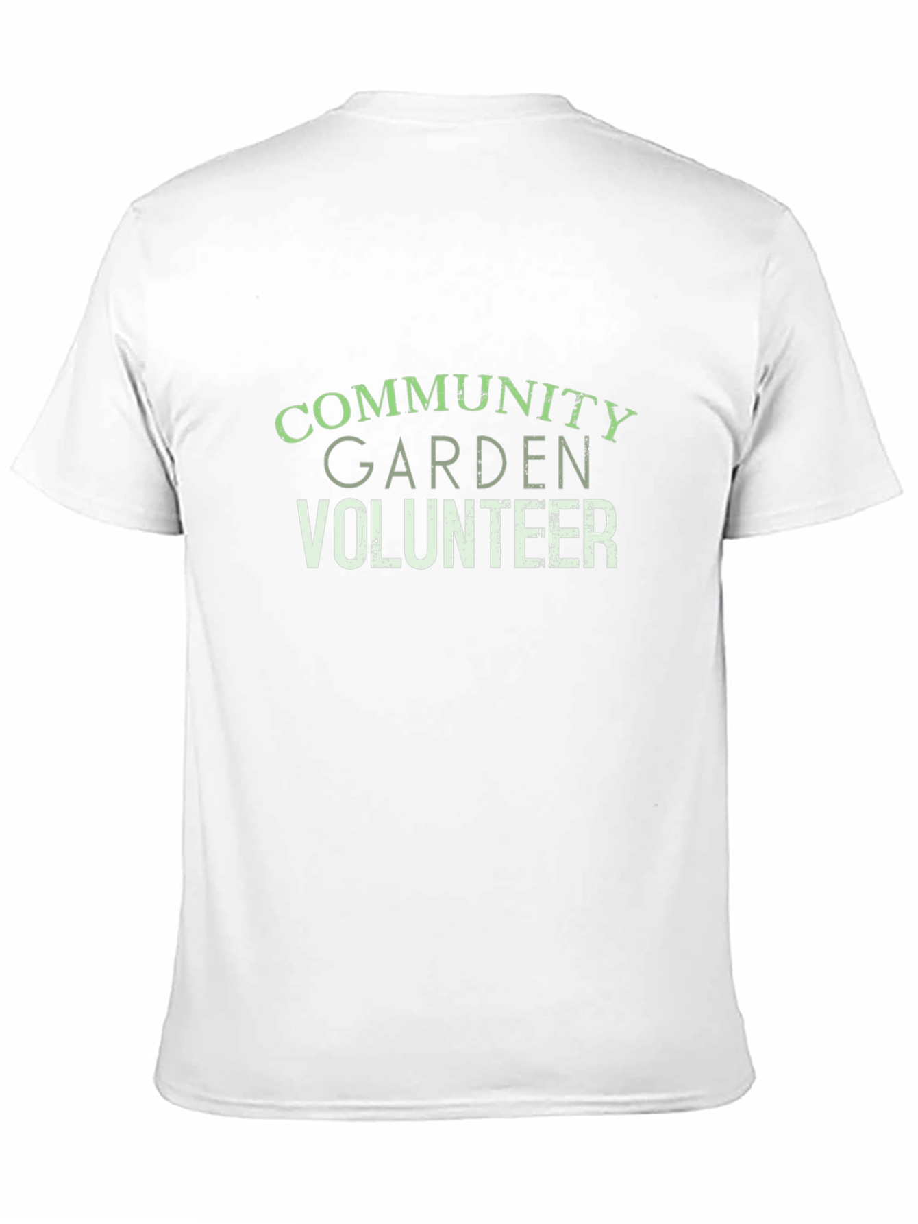 Community Garden Volunteer Graphic T-Shirt