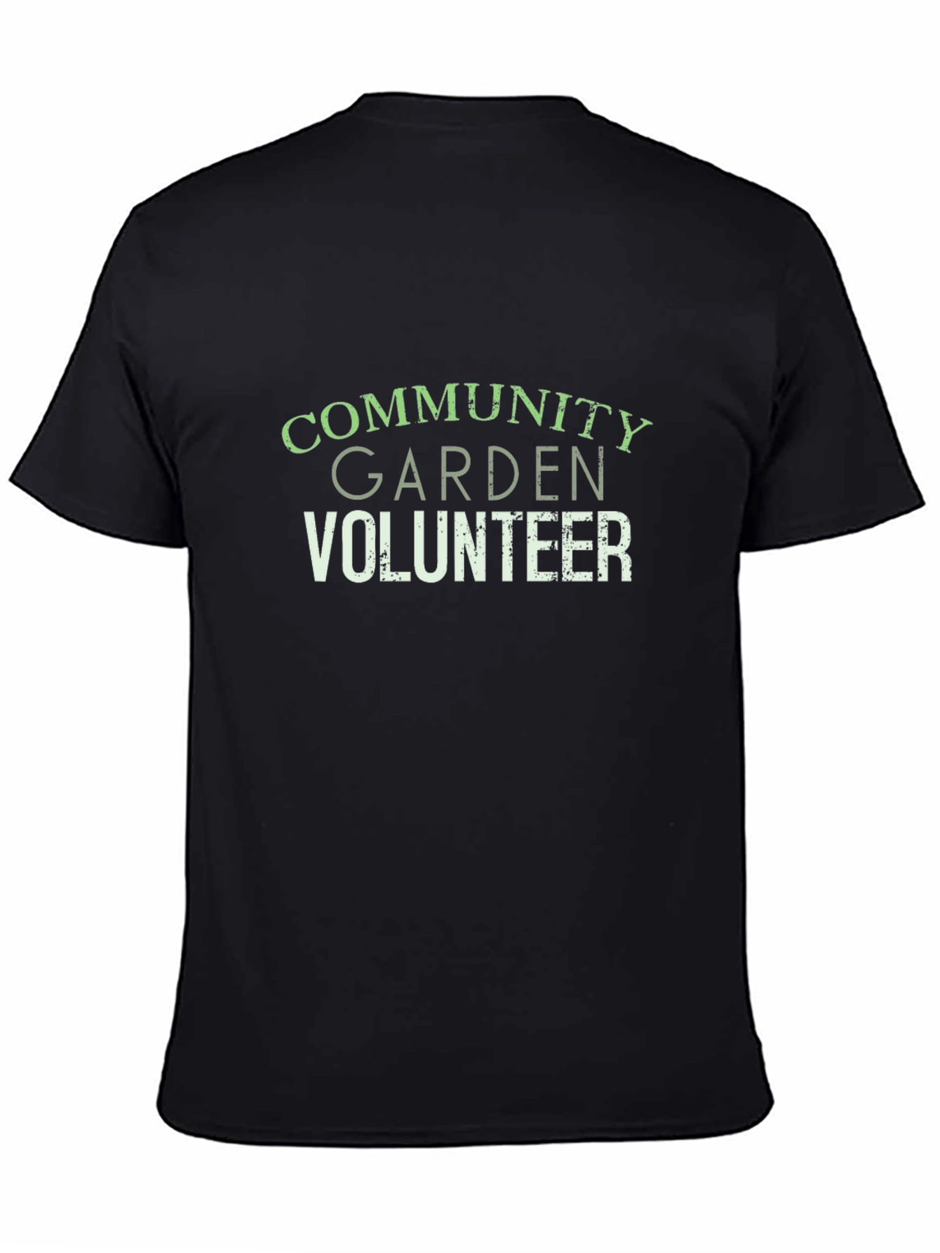Community Garden Volunteer Graphic T-Shirt